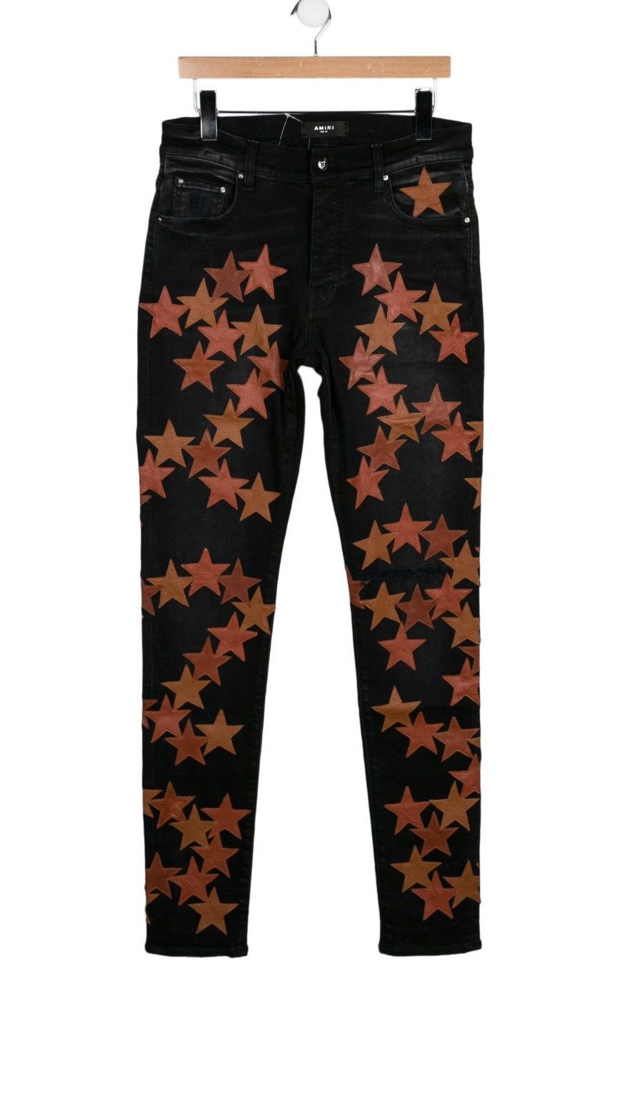 Amiri Amiri x Chemist Orange Star Jeans Size US 32 / EU 48 - 1 Thumbnail