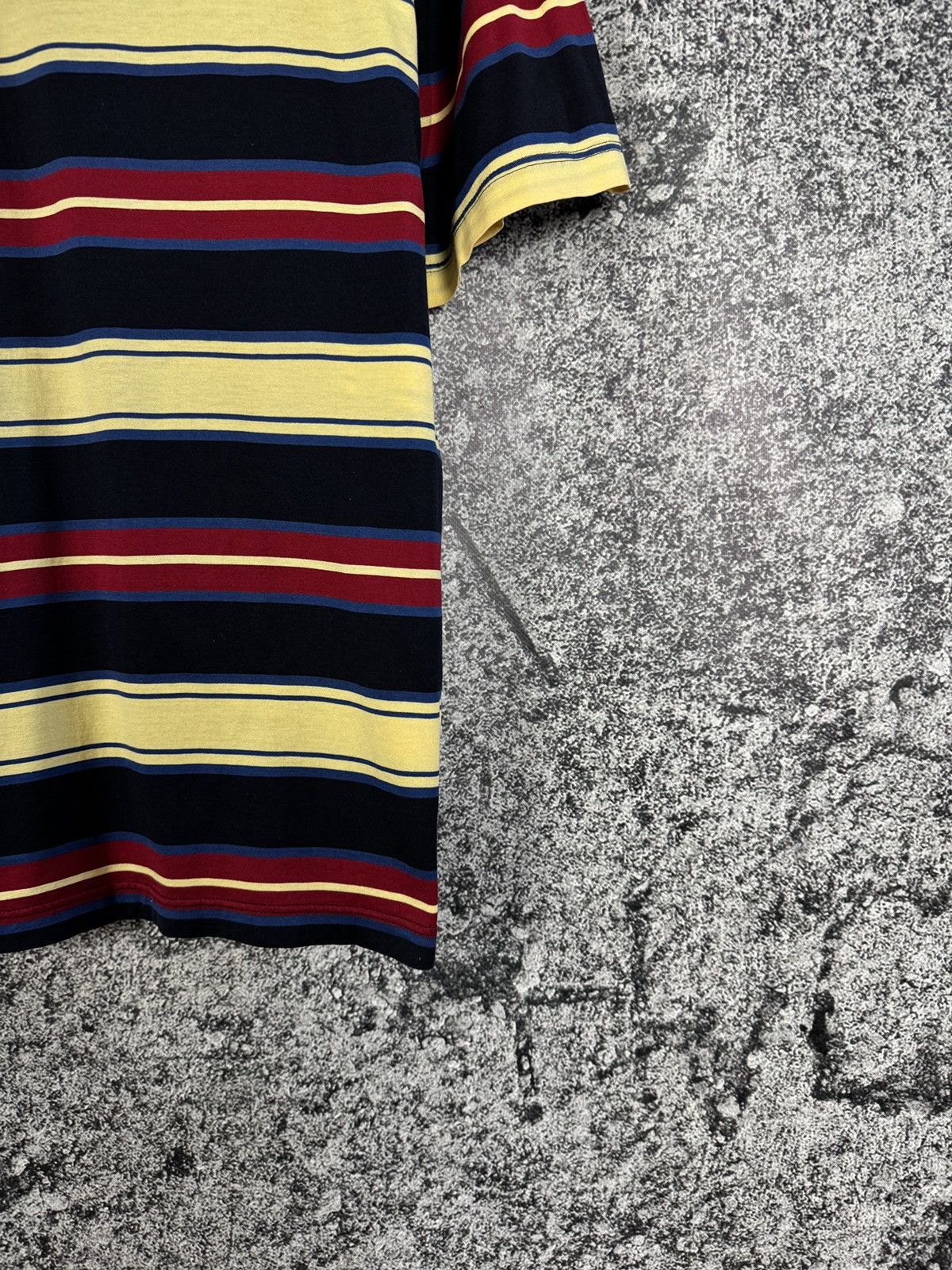 Yves Saint Laurent Men’s Yves Saint Laurent Striped Polo Shirt Vintage YSL XL Size US XL / EU 56 / 4 - 13 Thumbnail