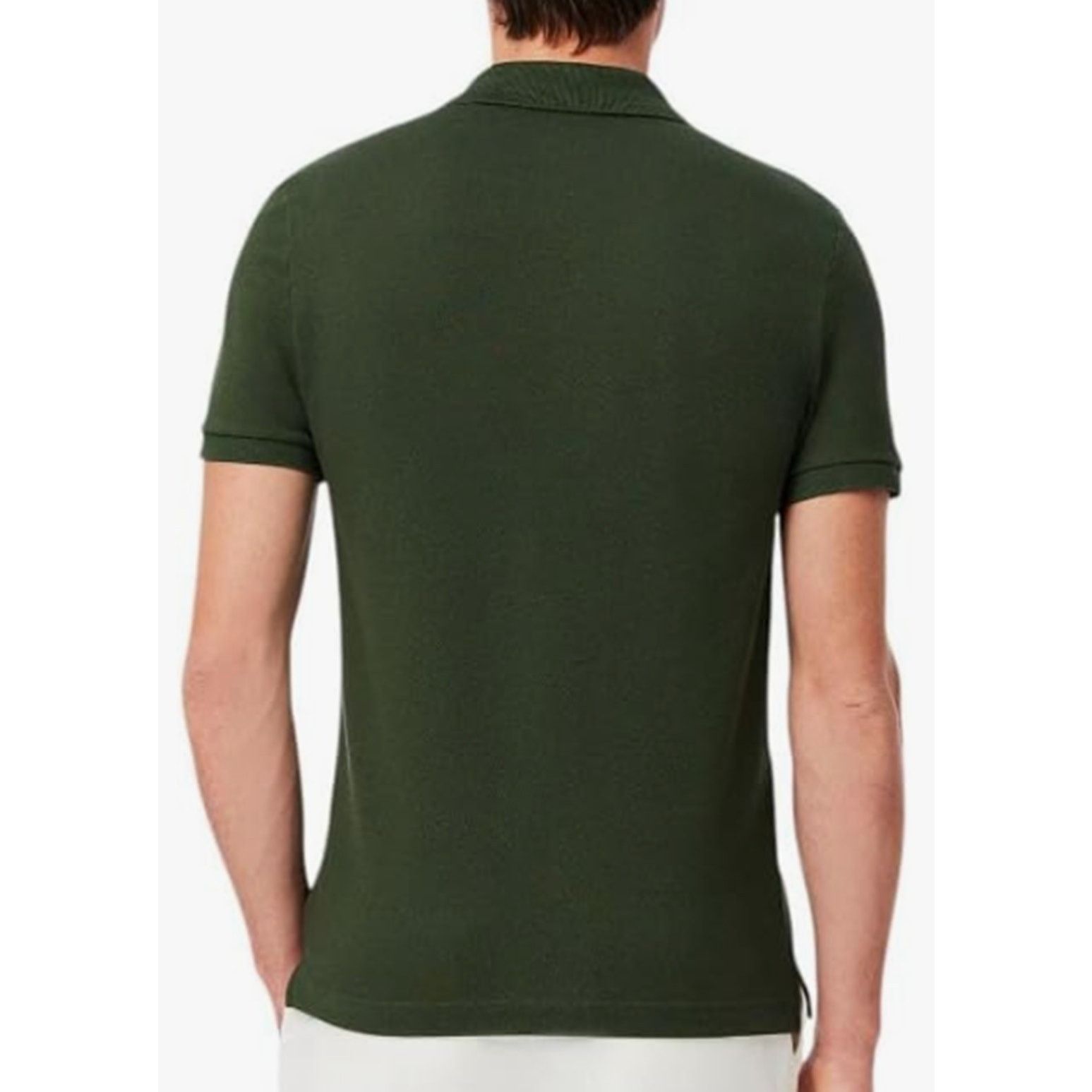 Lacoste Lacoste Men's Short Sleeve Classic Pique Polo Shirt Green L Size US XL / EU 56 / 4 - 4 Thumbnail