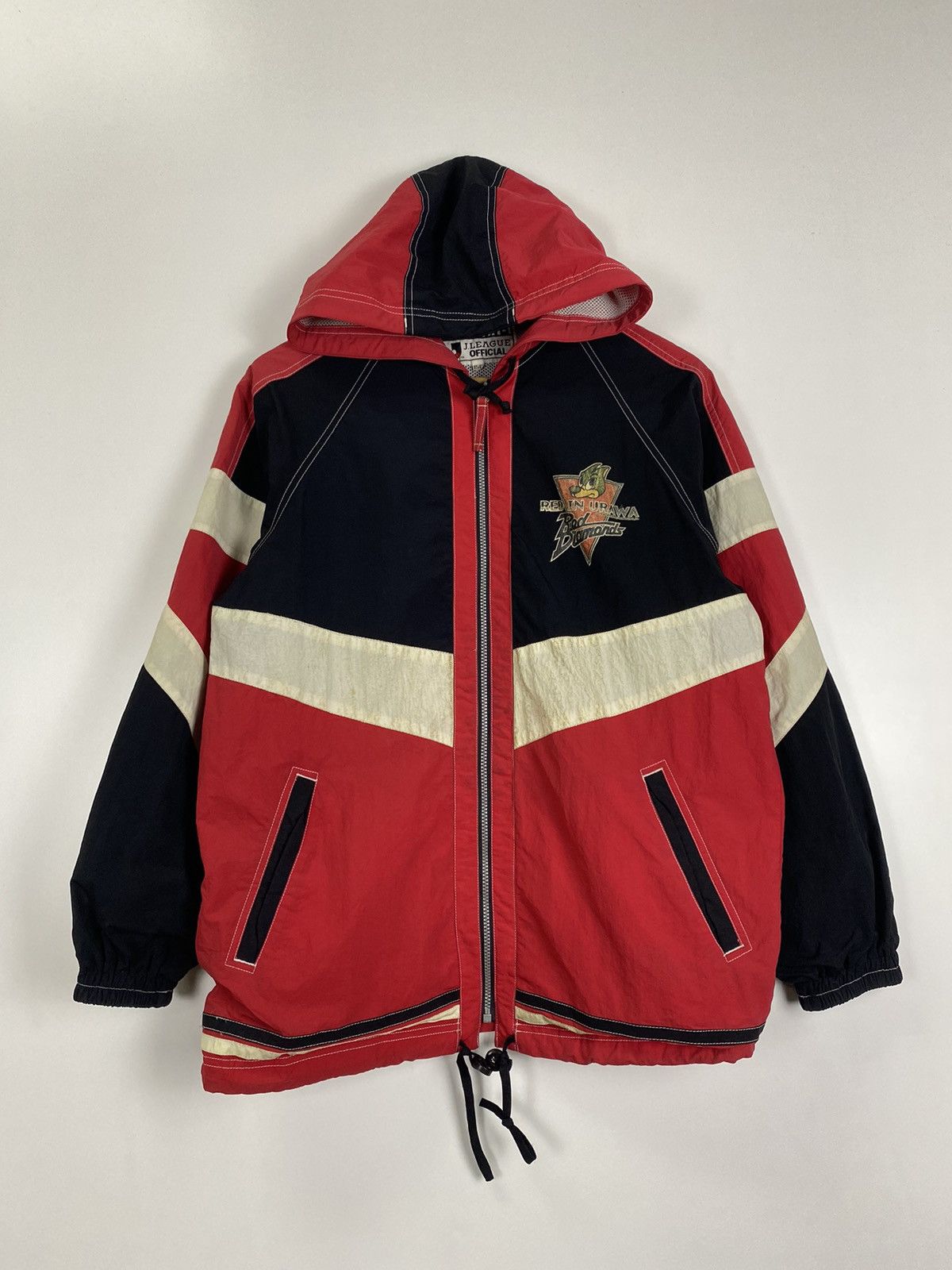 Vintage Vintage J.League Official Red In Urawa windbreaker Size US M / EU 48-50 / 2 - 2 Thumbnail