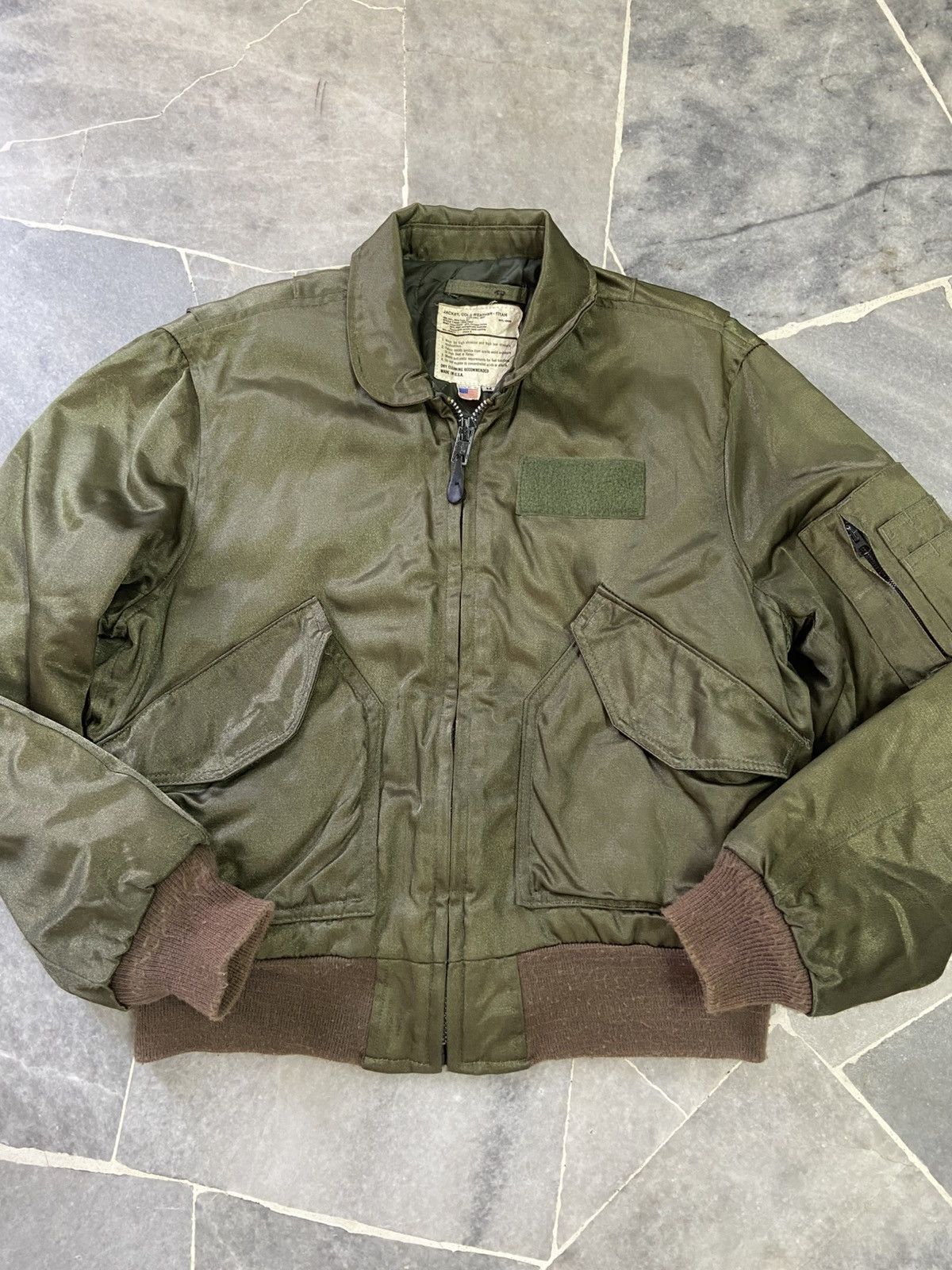I. Spiewak And Sons Spiewak CWU -55P Flight Bomber Jacket Made in USA Medium Size US M / EU 48-50 / 2 - 5 Thumbnail