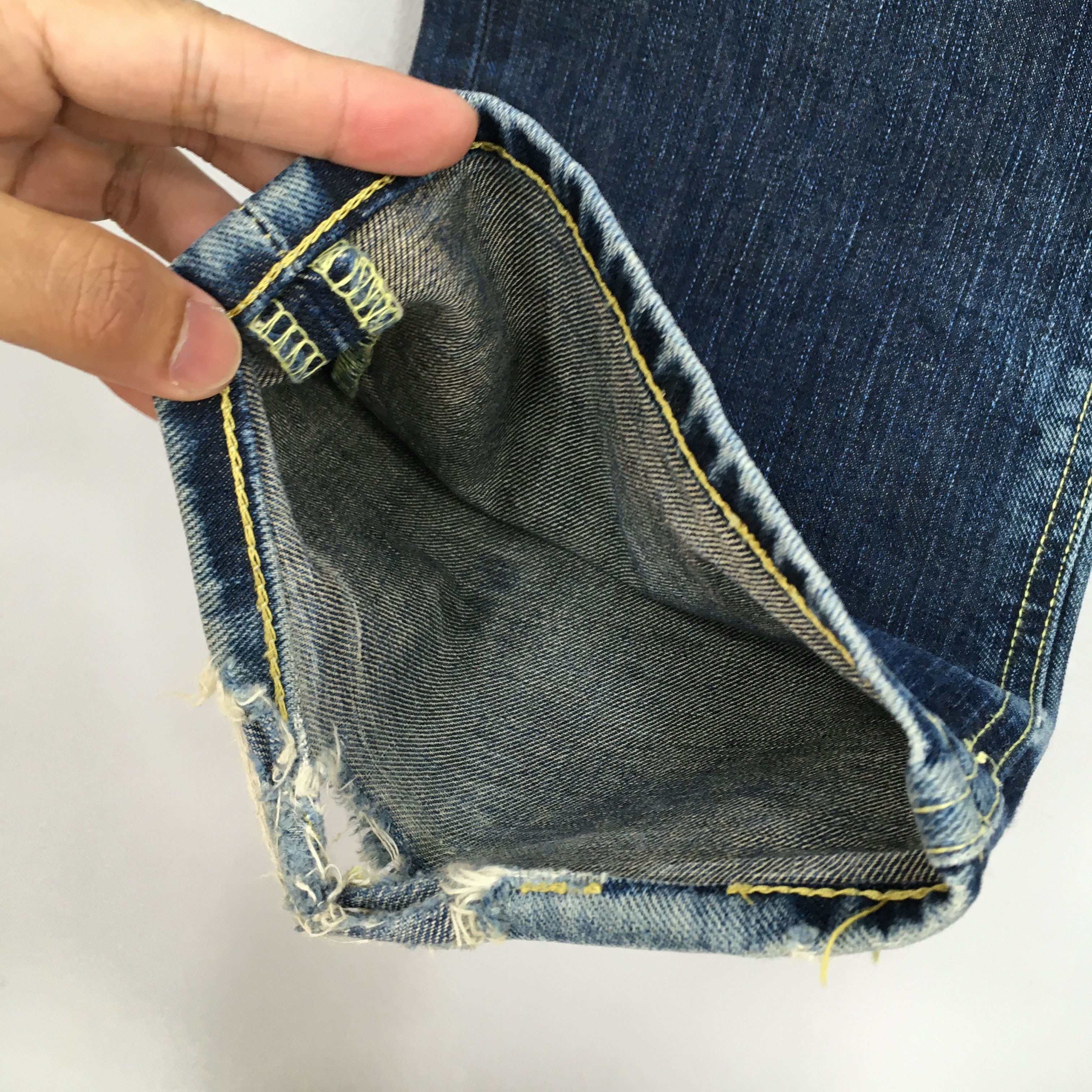 Lee Size 34x33 Vintage 90s Lee Riders Blue Stonewash Jeans S190 Size US 34 / EU 50 - 5 Thumbnail