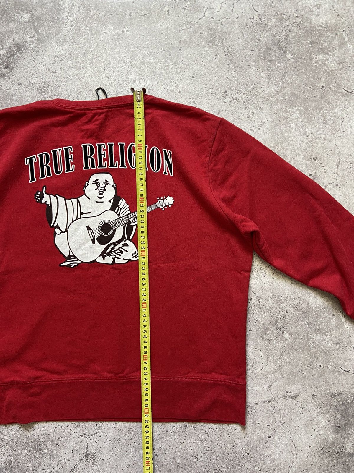 True Religion True Religion Big Logo Buddha Sweatshirt Vintage Size US XL / EU 56 / 4 - 4 Thumbnail