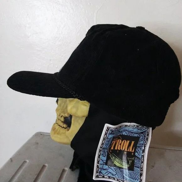 Vintage NWT Vintage Ray Troll Chinook Salmon Corduroy Strap Hat Size ONE SIZE - 3 Thumbnail