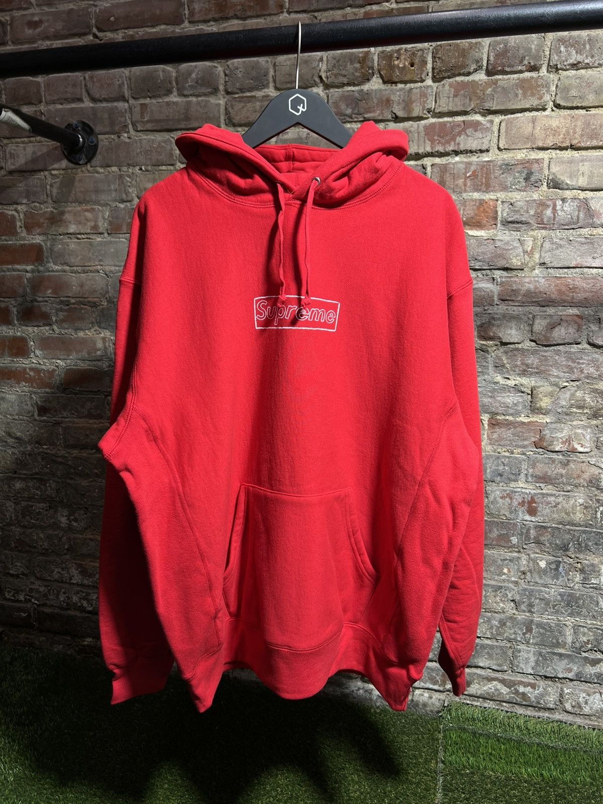 Kaws × Supreme Supreme x Kaws Red Hoodie Size US XL / EU 56 / 4 - 1 Thumbnail