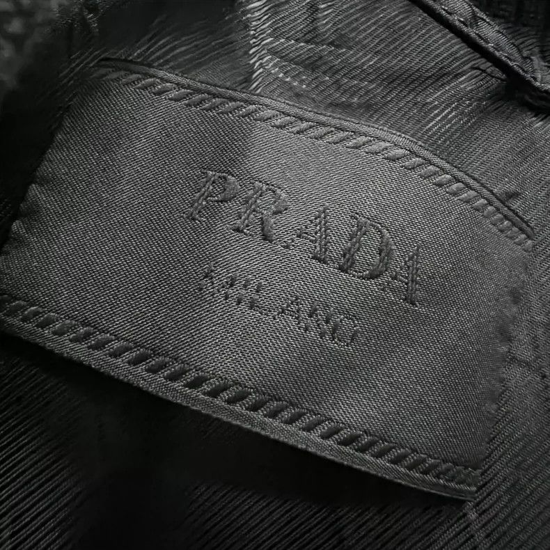 Prada Prada Black triangle logo jacket 2502-Nextarrow Size US S / EU 44-46 / 1 - 4 Thumbnail