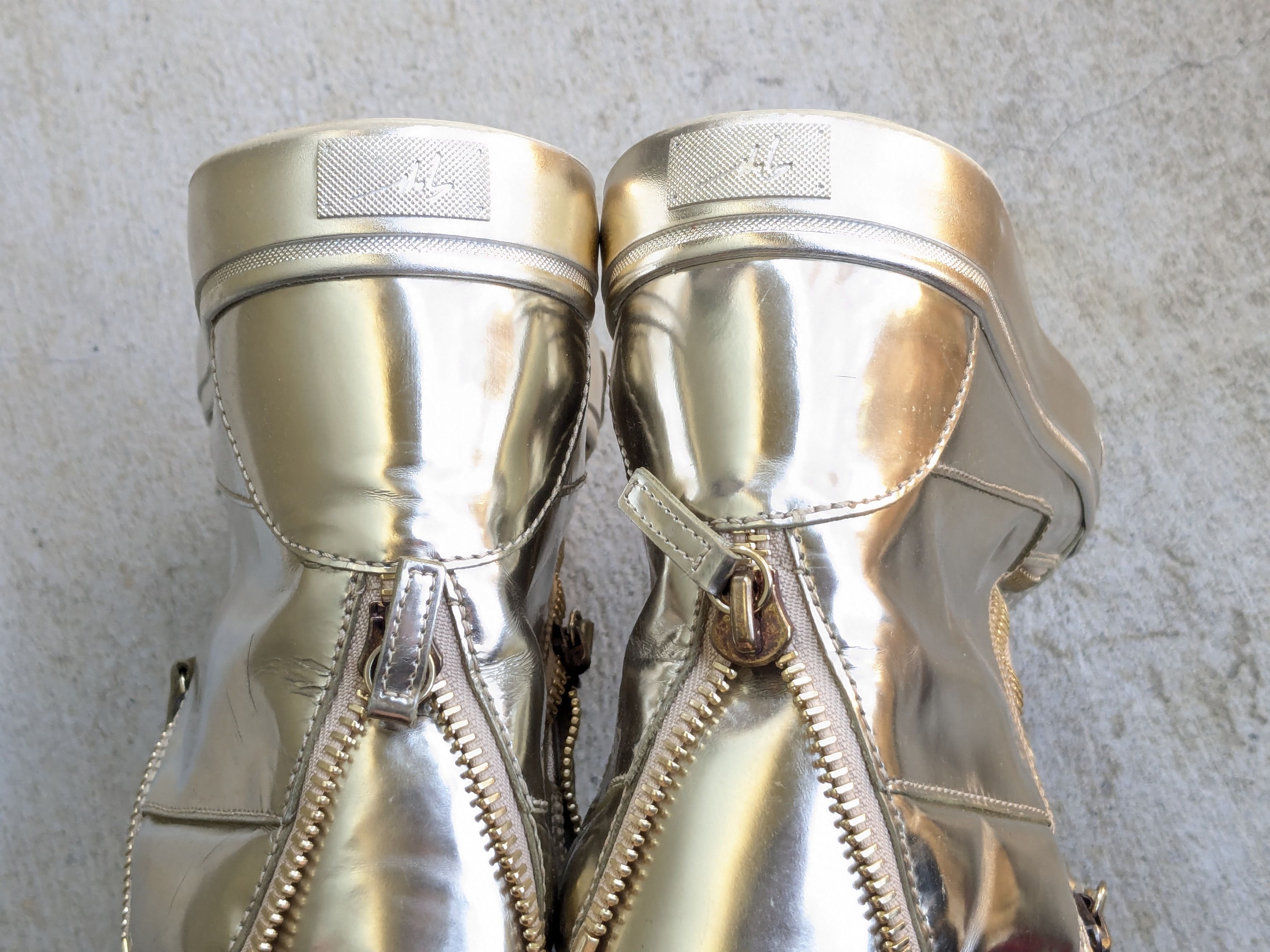Giuseppe Zanotti Giuseppe Zanotti High Tops Gold Metallic 11 44 Size US 11 / EU 44 - 17 Thumbnail