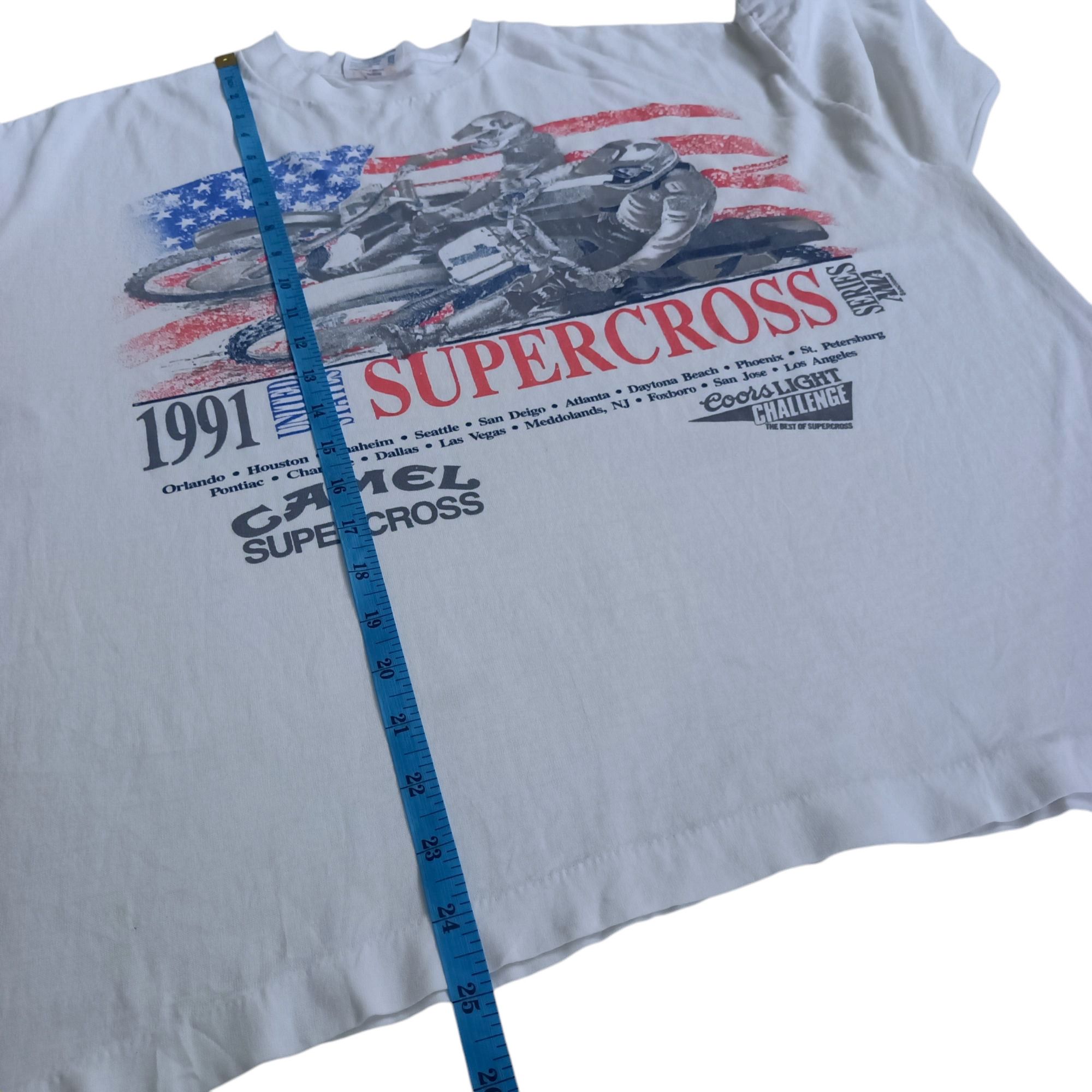 Camel Vintage t shirt vintage90s CAMEL Supercross 1991 Size "XL" Size US XL / EU 56 / 4 - 10 Thumbnail