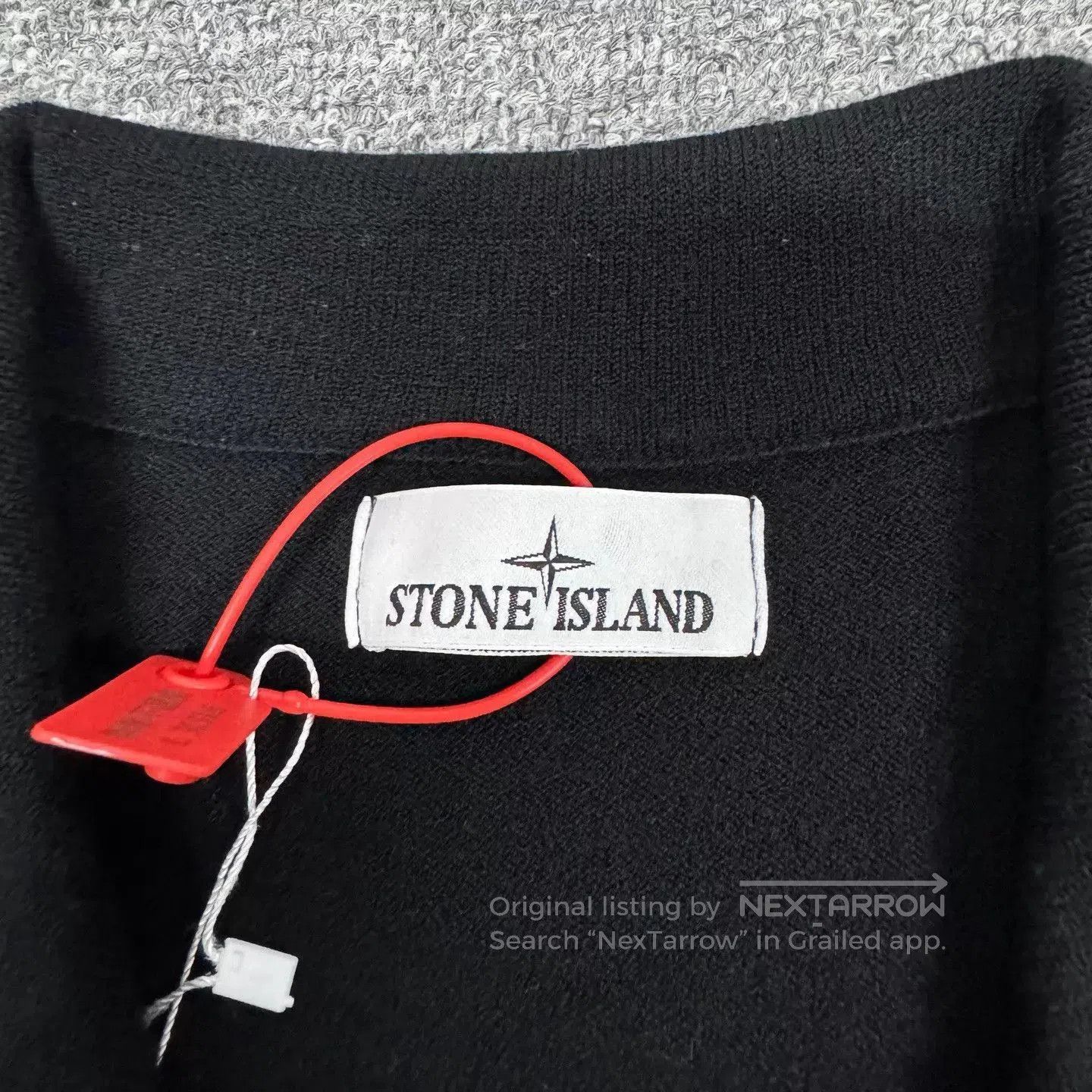 Black Zip-Front Long Sleeve Sweater L.
