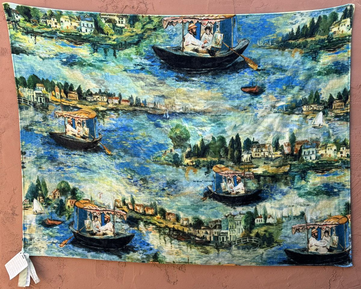 Off-White 2019 Off-White - Manet Lake Holiday Print Beach Towel Size ONE SIZE - 1 Thumbnail