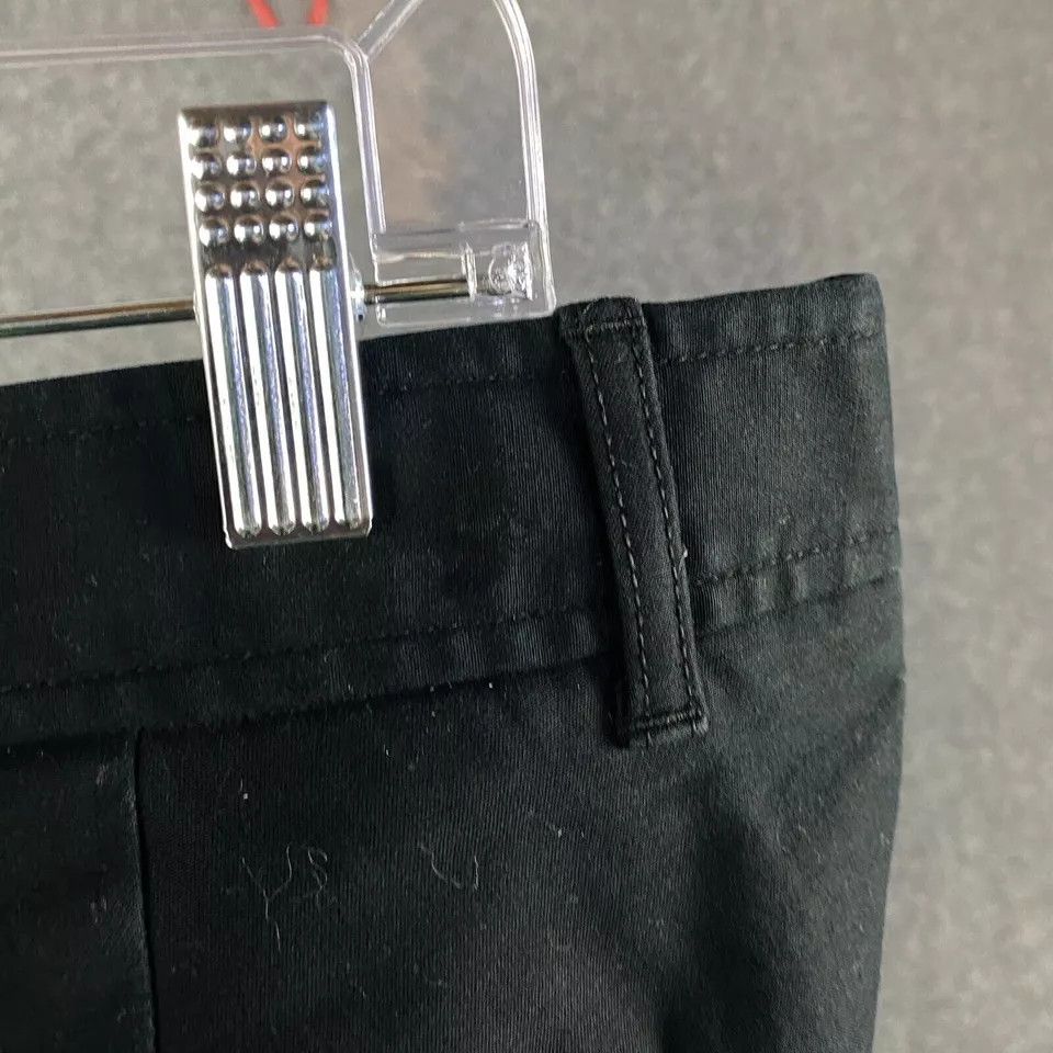 Gap Gap Pants Women's Size 12R Slim Crop Black Hook & Eye Adults Size 34" / US 12 / IT 48 - 7 Thumbnail