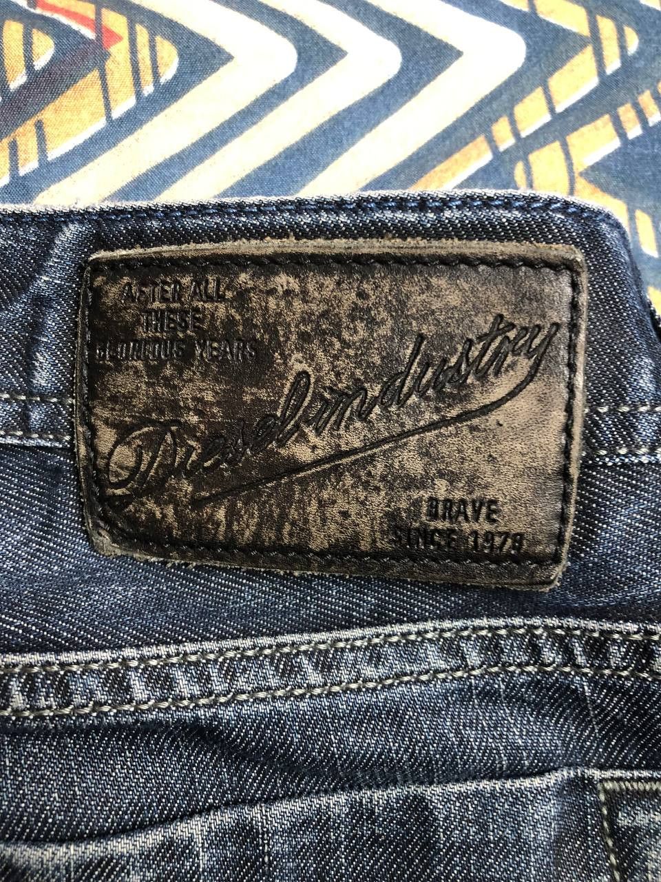 Japanese Brand Crazy Crash Dirty Baggy Faded Jean Japan Avant Garde Style Size US 32 / EU 48 - 9 Thumbnail