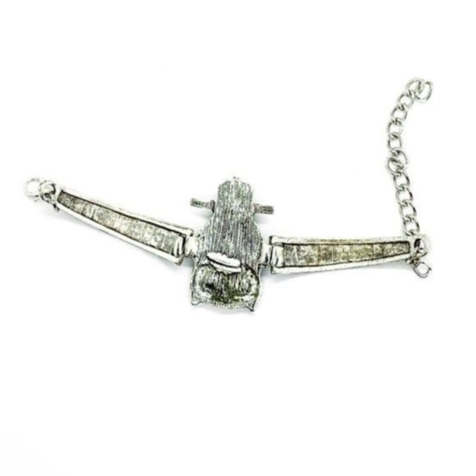 Other Boho Owl Rhinestone Silver-Tone Bracelet NWT Size ONE SIZE - 4 Thumbnail