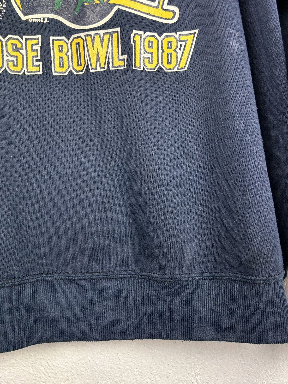 NCAA 80s Vintage Michigan Wolverines Rose Bown 1987 Sweatshirt Size US S / EU 44-46 / 1 - 3 Thumbnail