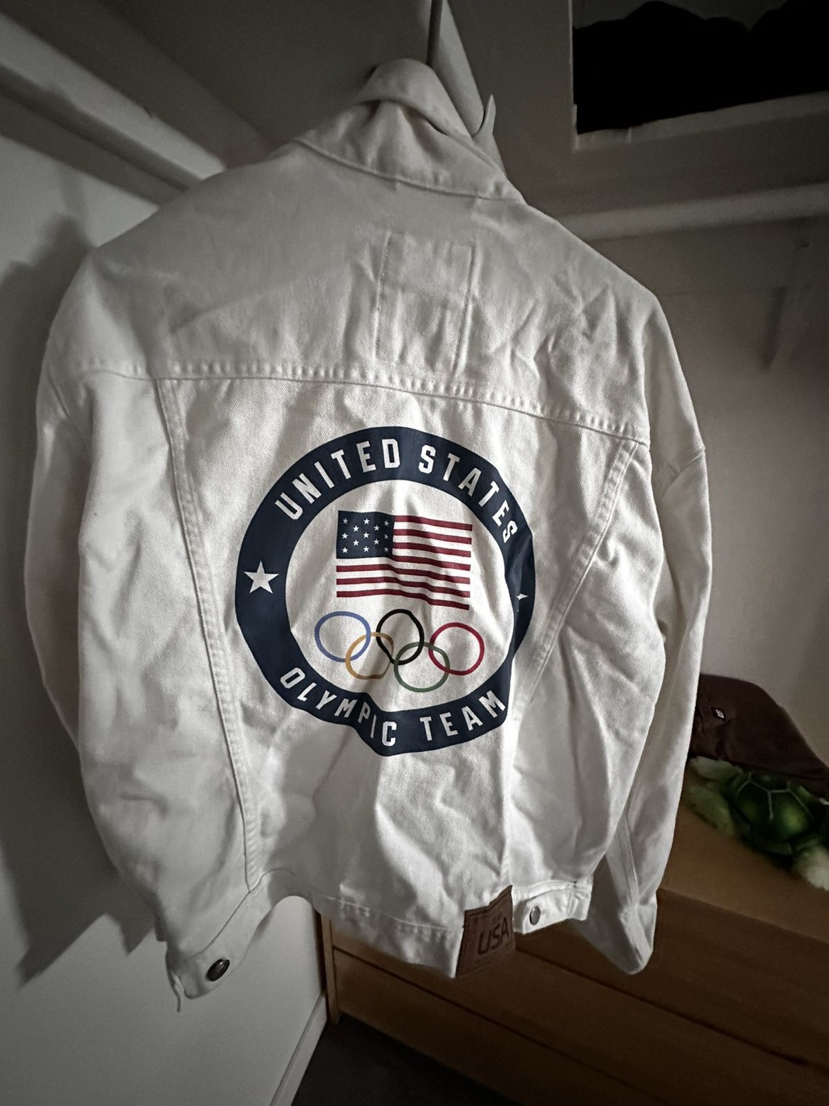 Polo Ralph Lauren POLO White Denim Official TEAM USA (2020) Olympic Jacket Size US L / EU 52-54 / 3 - 2 Thumbnail