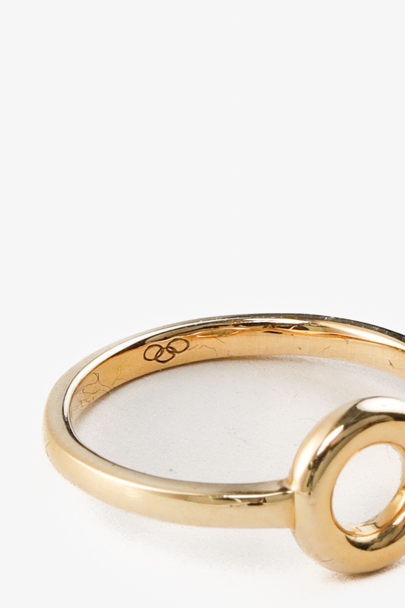 Links Of London Links of London 18k Gold Circle Ring Links of London Size ONE SIZE - 3 Thumbnail