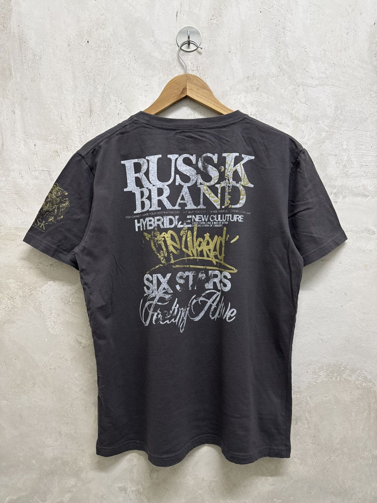 If Six Was Nine Russ K Wild Poem Gothic Emo T Shirt Size US M / EU 48-50 / 2 - 1 Thumbnail