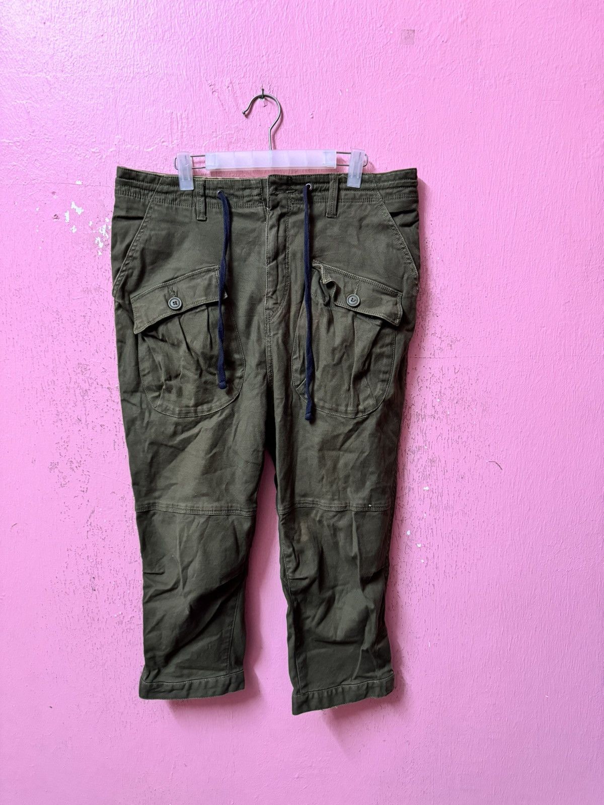 Image of Tactical Surplus Style Baggy Pants in Green, Men's (Size 33)