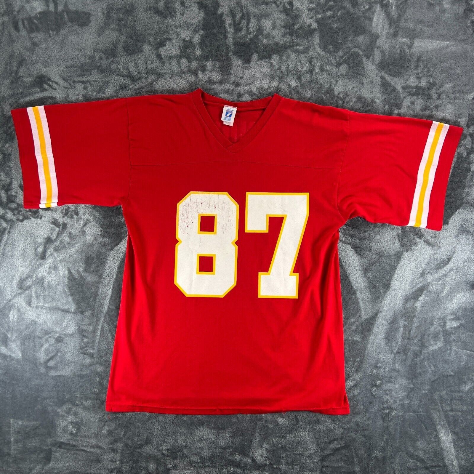 Logo 7 Logo 7 Football Jersey Shirt Men L VTG Kansas City Chiefs Ta Size US L / EU 52-54 / 3 - 1 Thumbnail