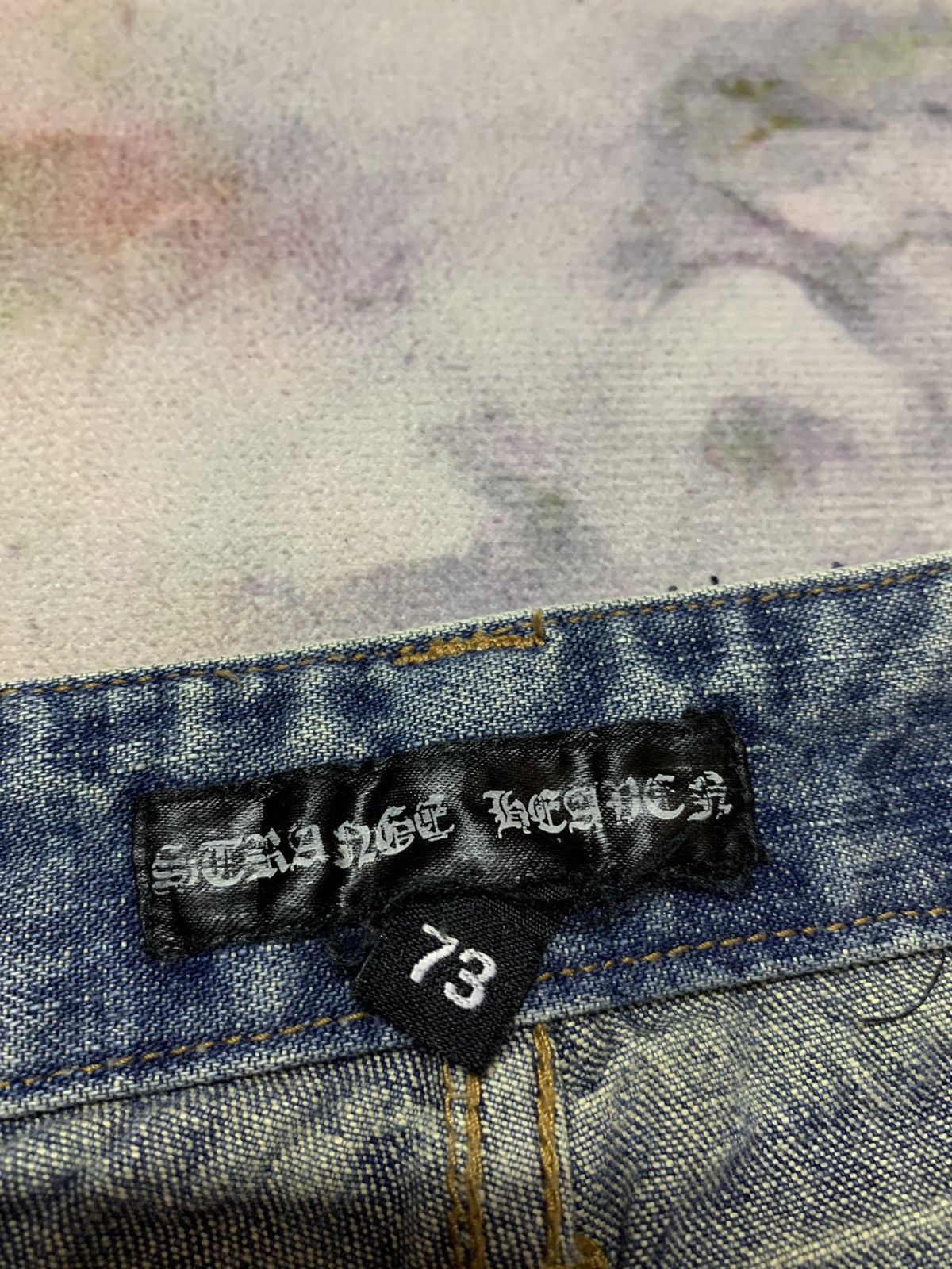 Hysteric Glamour Flare Japanese Brand Strange Heaven Washed Denim Size US 28 / EU 44 - 8 Thumbnail