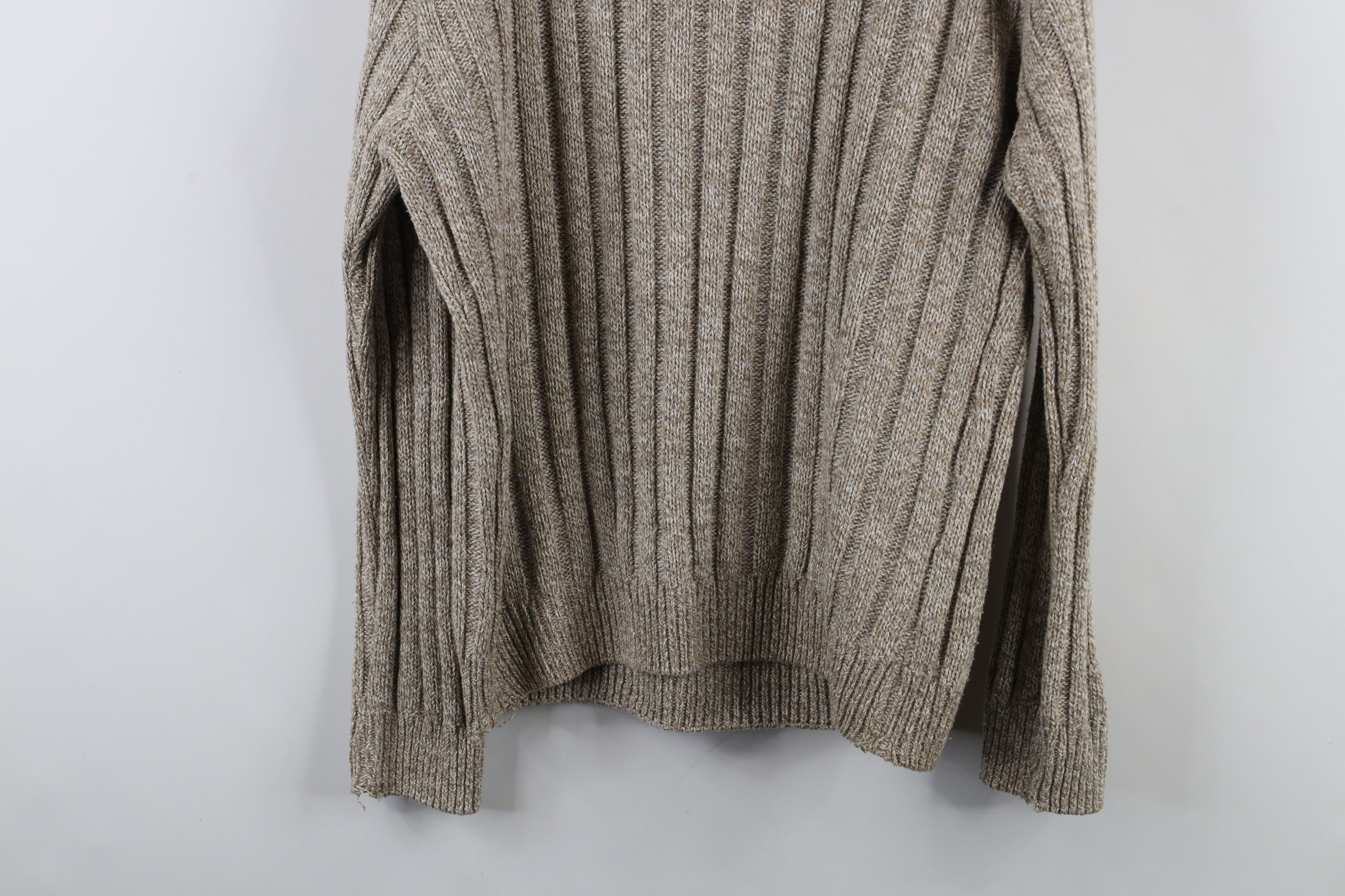 Vintage Vintage 90s Streetwear Cable Knit Fisherman Crewneck Sweater Size US L / EU 52-54 / 3 - 10 Thumbnail