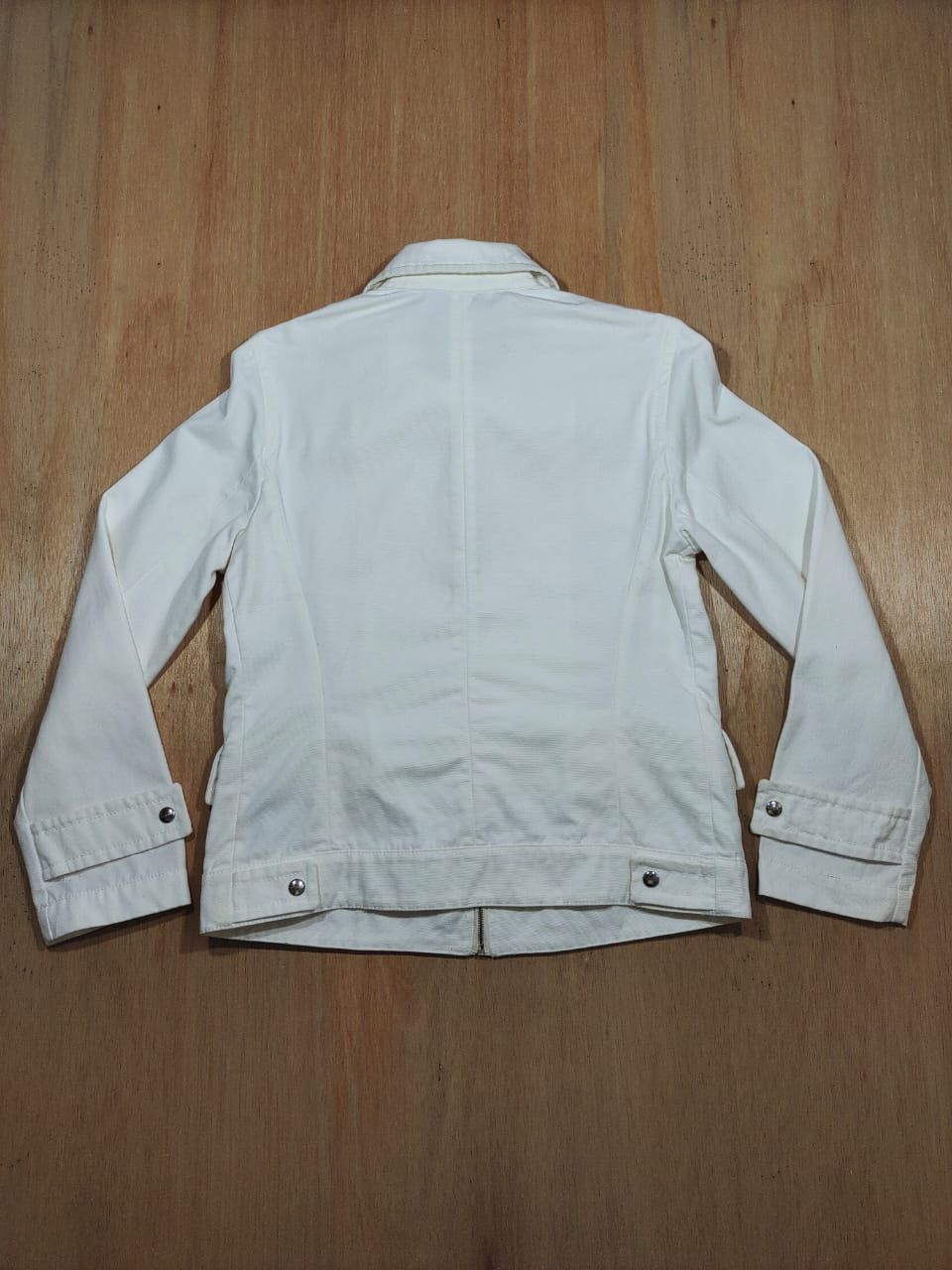 Max Mara MAX MARA WEEKEND LINE WHITE DENIM JACKET Size S / US 4 / IT 40 - 2 Thumbnail