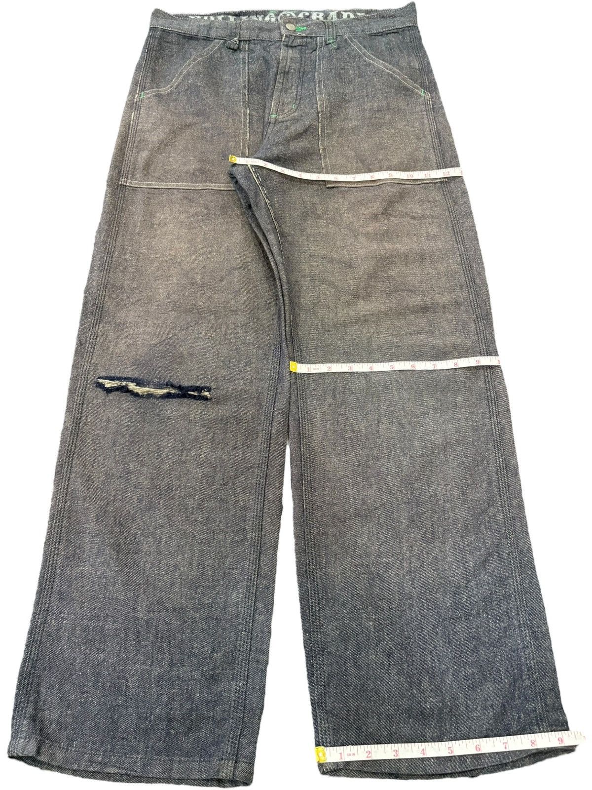 Japanese Brand Vintage Japanese Brand Distressed Baggy Baker Pants Jeans Size US 34 / EU 50 - 13 Thumbnail