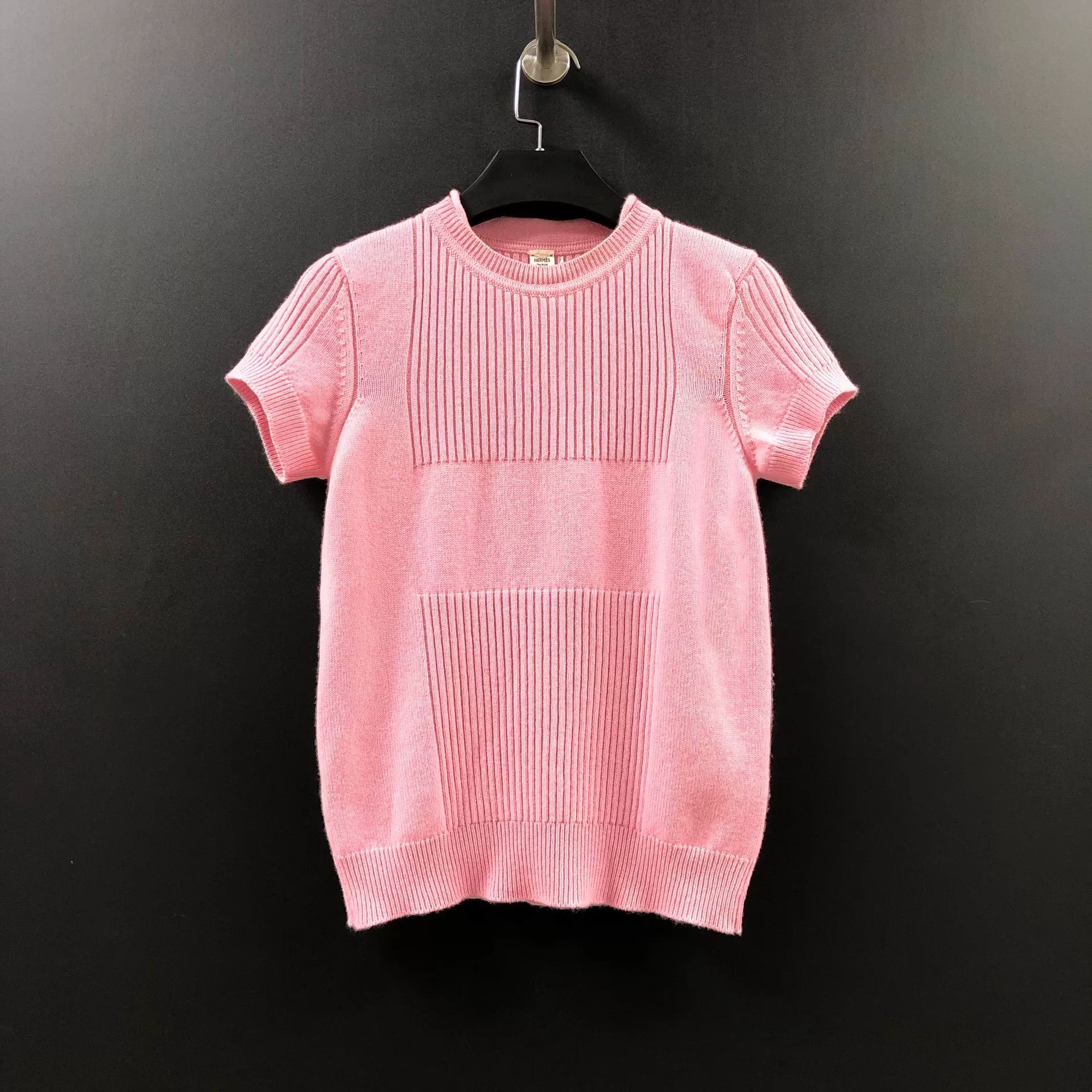 Hermes Hermes Pink Cashmere Knit Top Size US XS / EU 42 / 0 - 1 Thumbnail