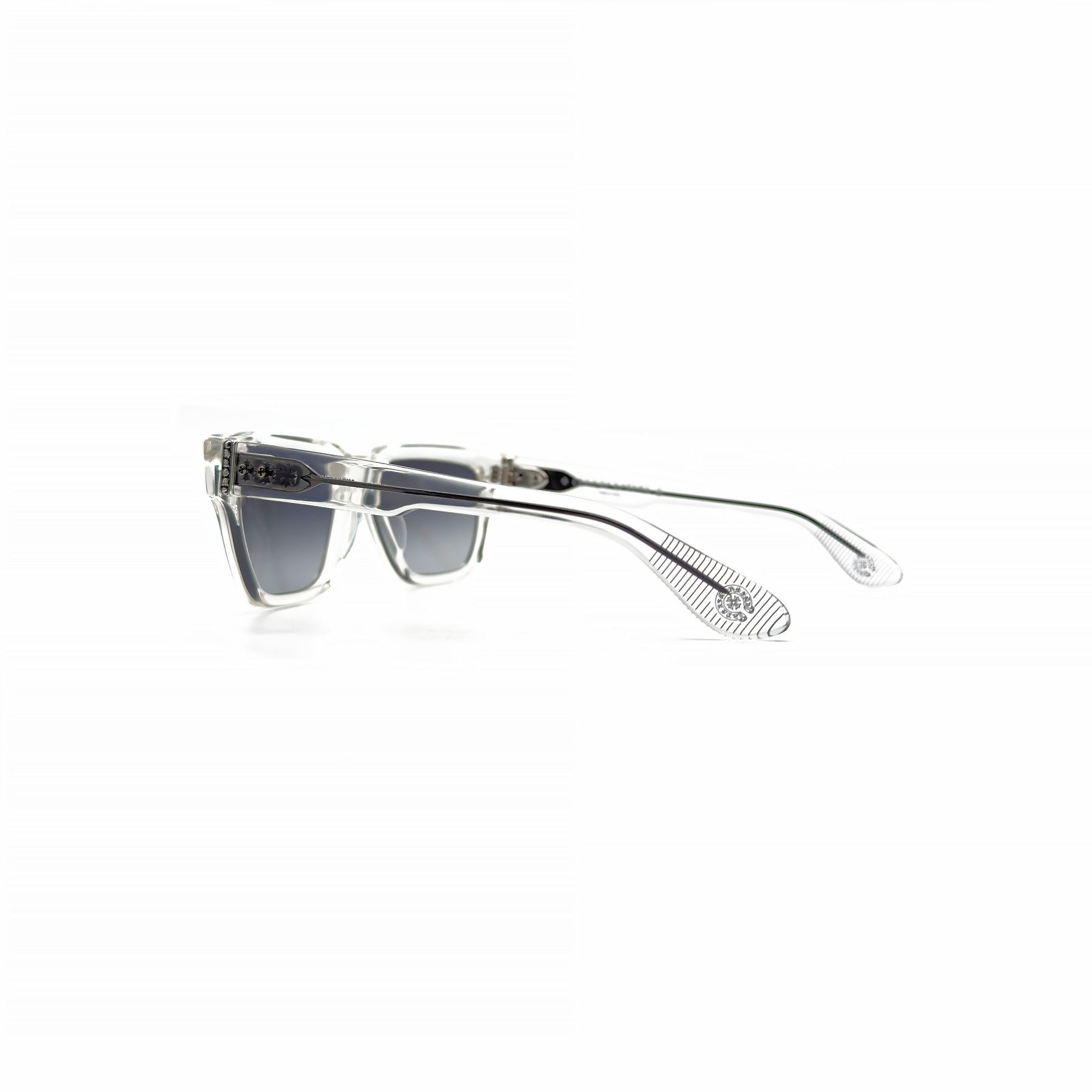 Chrome Hearts Chrome Hearts MIDIXATHRILL I CRYS Silver Sunglasses Size ONE SIZE - 3 Thumbnail