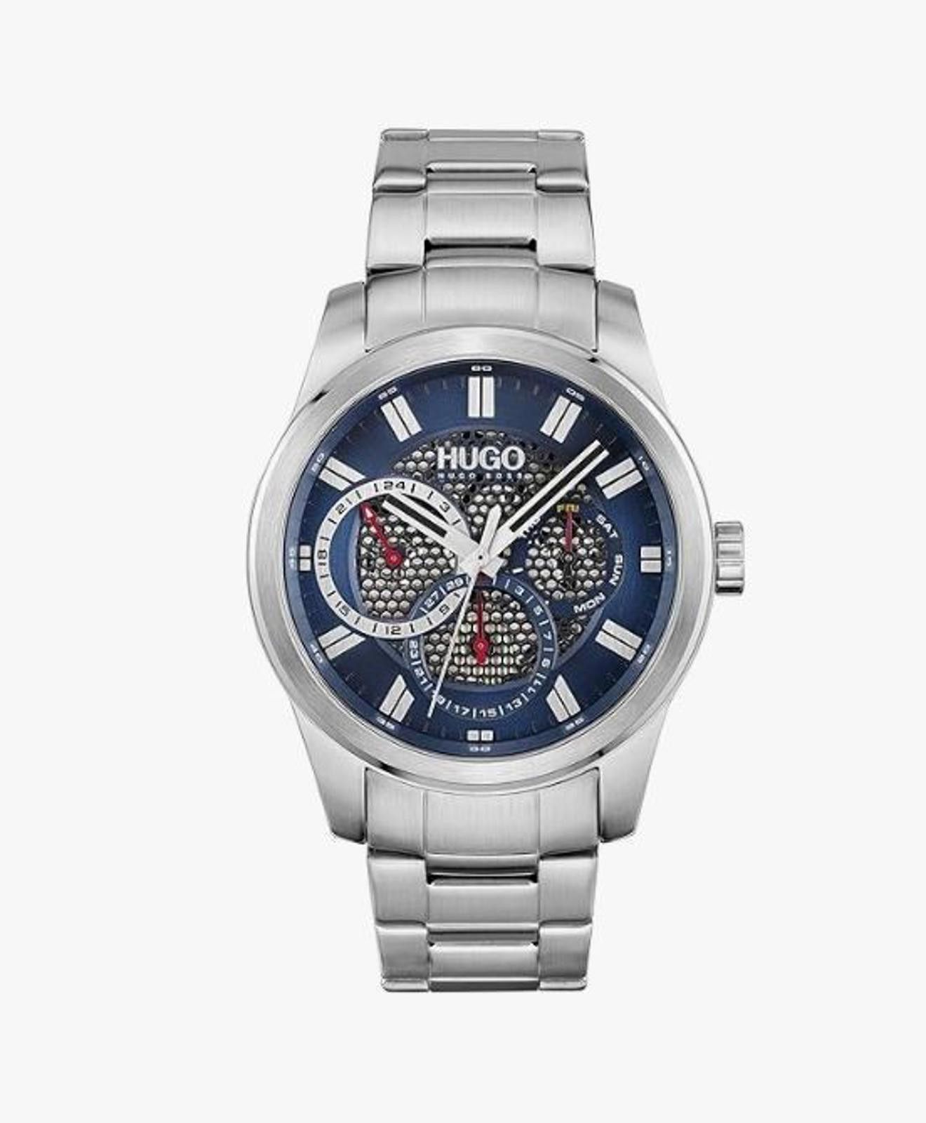 Hugo Boss HUGO BOSS 1530191 BLUE DIAL SKELETON MULTIFUNCTION WATCH Size ONE SIZE - 1 Thumbnail