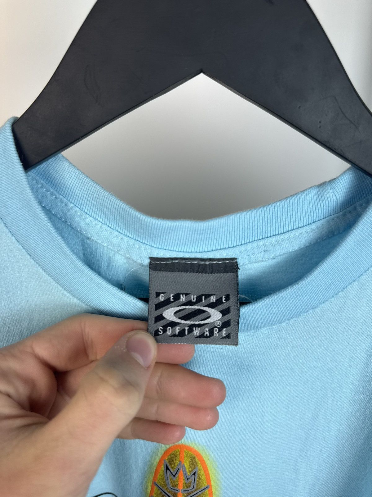 Oakley × Vintage Vintage Oakley T-Shirt 2000s Big Logo Japan Outdoor Y2K Size US L / EU 52-54 / 3 - 8 Thumbnail