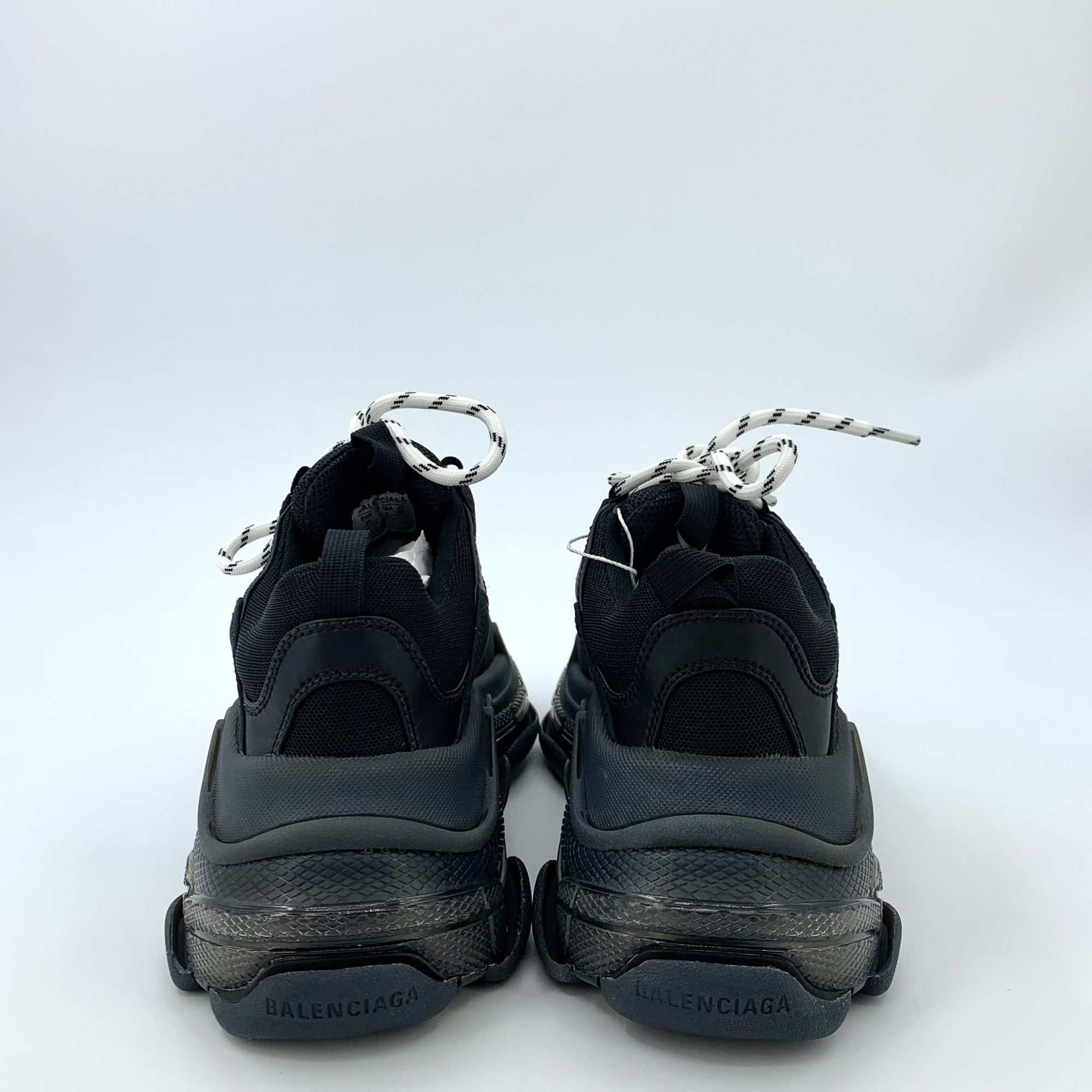 Balenciaga BALENCIAGA Triple S Black Sneakers Size 38 With Original Box Size US 8 / IT 38 - 4 Thumbnail