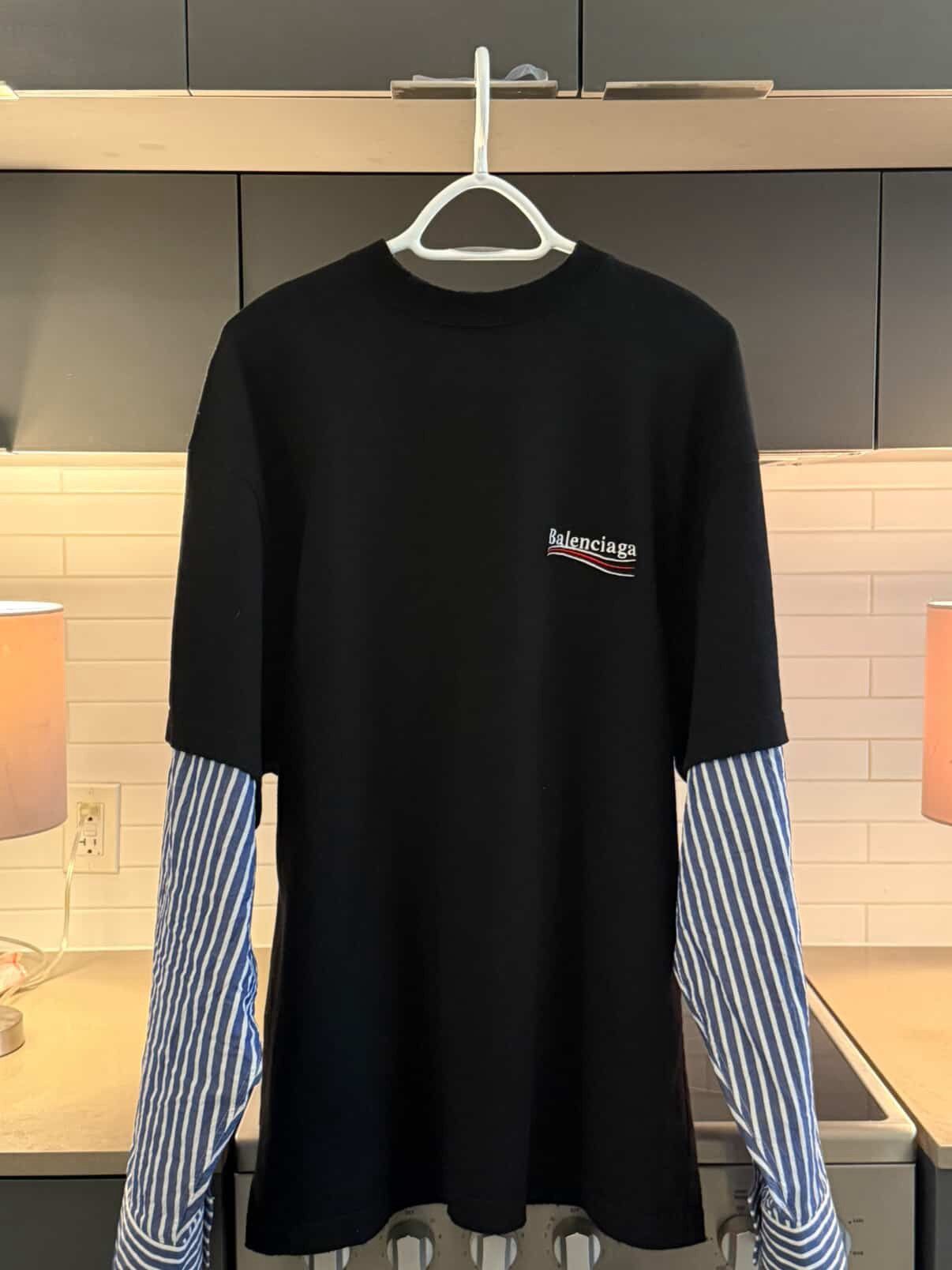 Balenciaga Balenciaga Political Campaign Layered Shirt Size US L / EU 52-54 / 3 - 1 Thumbnail
