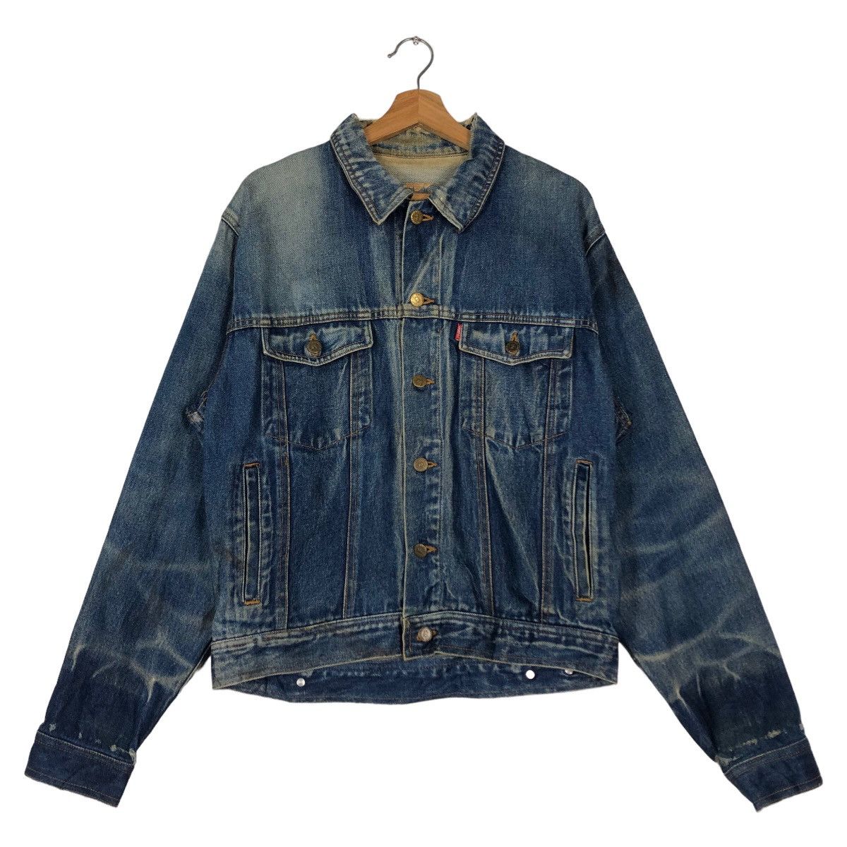 Hysteric Glamour 🔥90’s Vintage Trucker Denim Jacket Biker GMC Japan Size US M / EU 48-50 / 2 - 1 Thumbnail