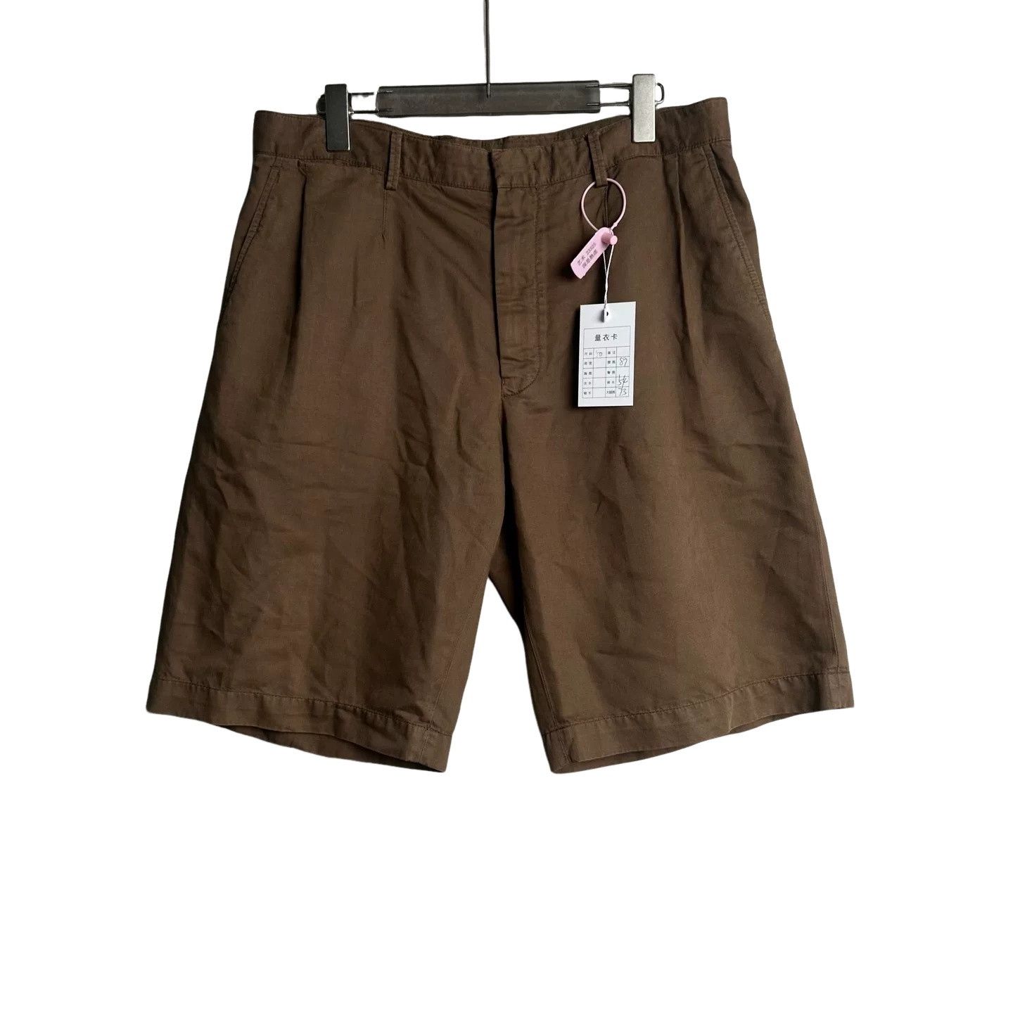 Ermenegildo Zegna Ermenegildo Zegna Cotton Linen Shorts 50 Size US 34 / EU 50 - 1 Thumbnail