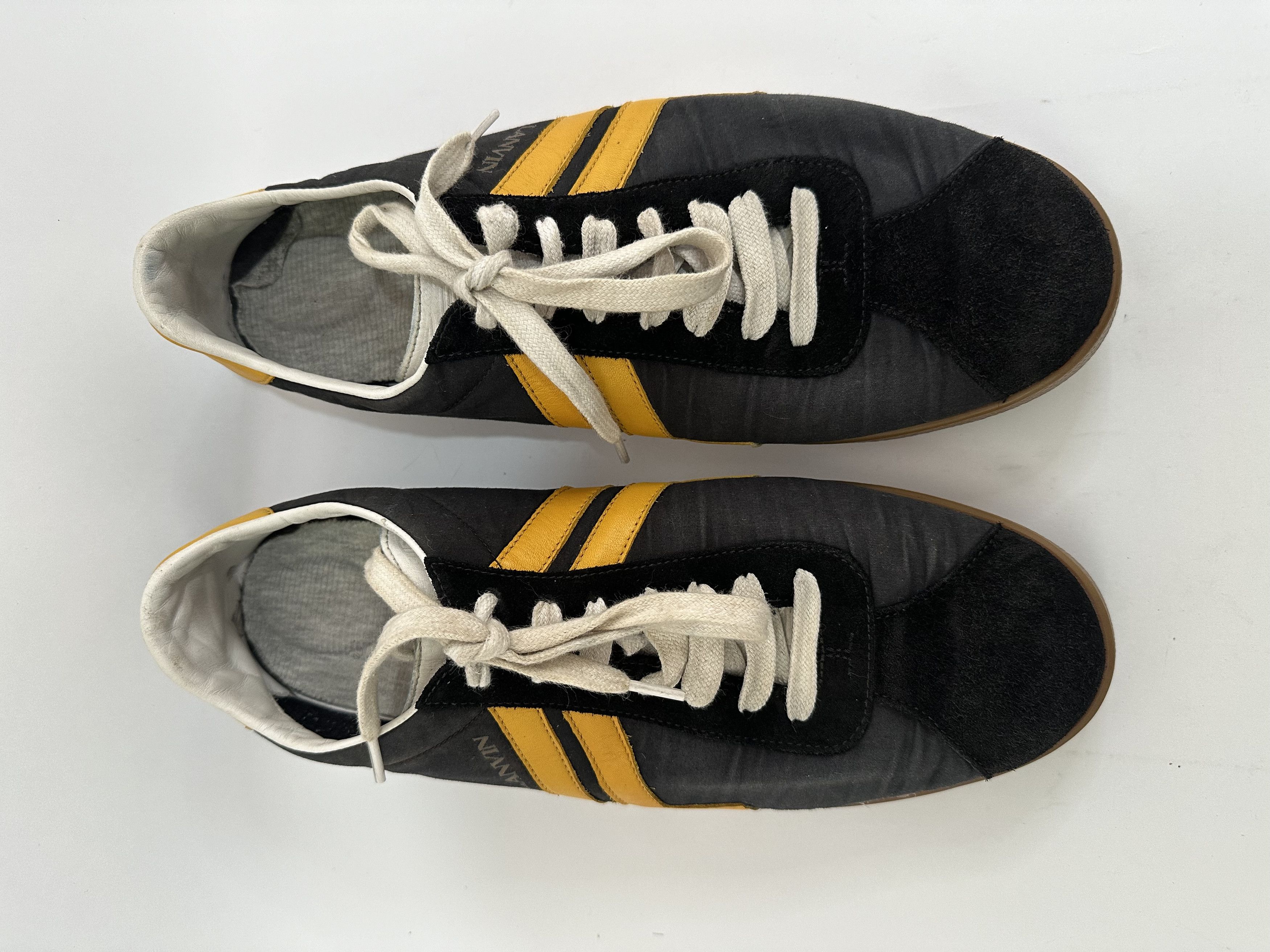 Lanvin LANVIN Yellow/Black Glen sneakers Size 43EU Size US 10 / EU 43 - 2 Thumbnail