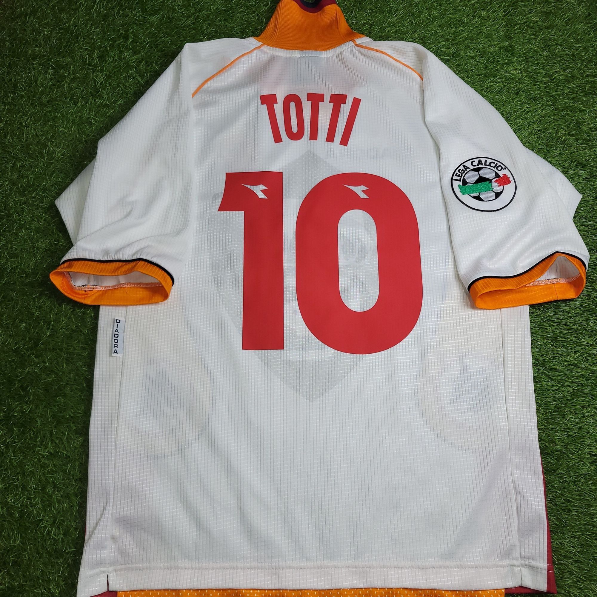 Diadora AS Roma Diadora 99/00 Home Shirt TOTTI #10 | Grailed