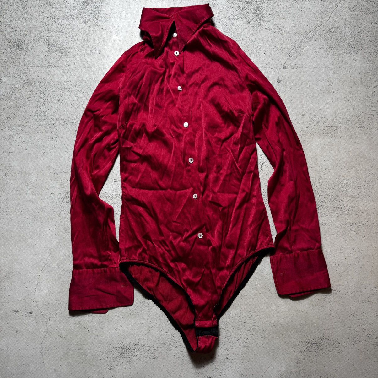 Dolce & Gabbana vintage rare silk bodysuit dolce gabbana t shirt button ups Size S / US 4 / IT 40 - 1 Thumbnail