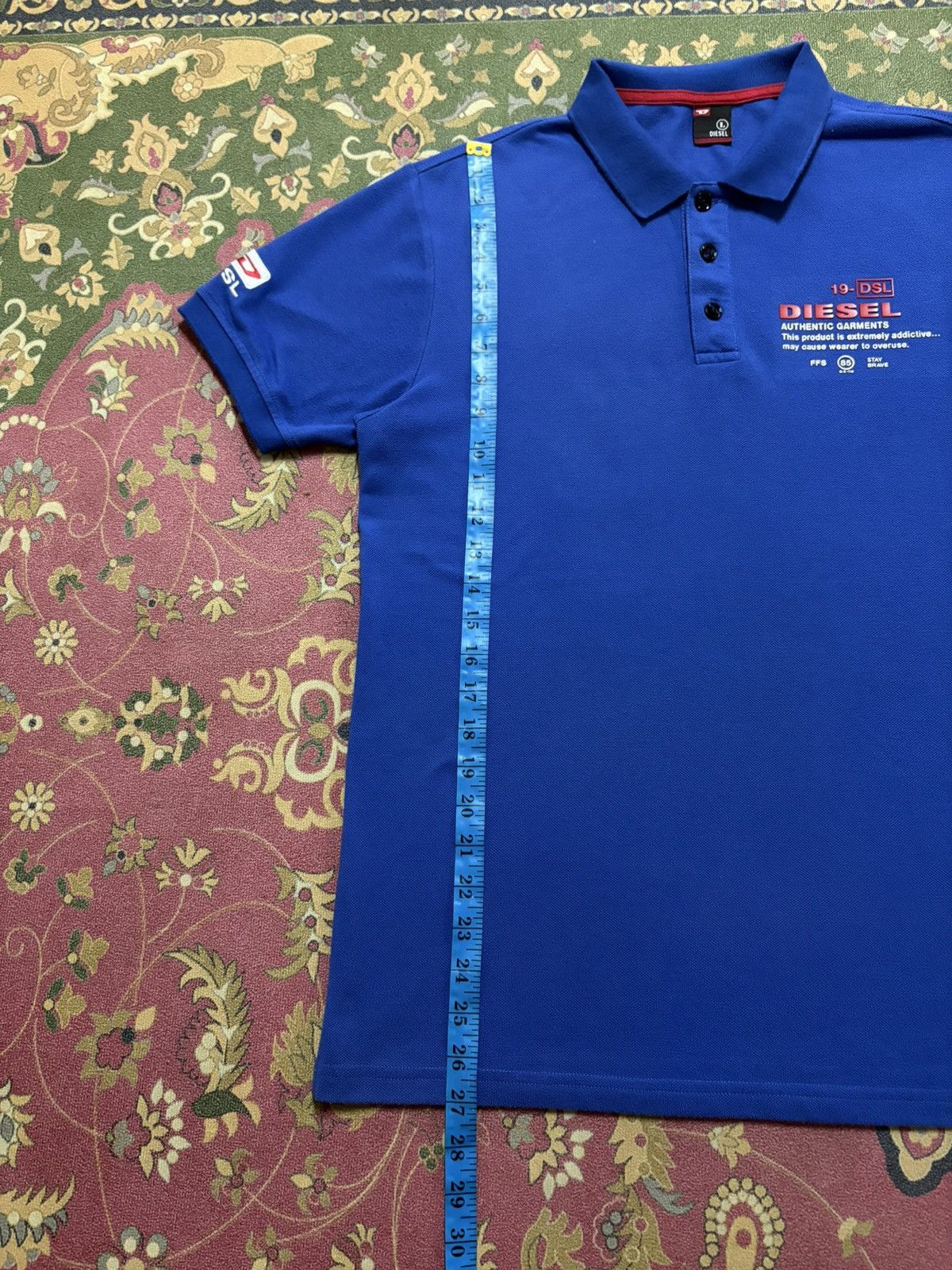 Designer × Diesel DIESEL Polo T-Shirt Size US M / EU 48-50 / 2 - 10 Thumbnail
