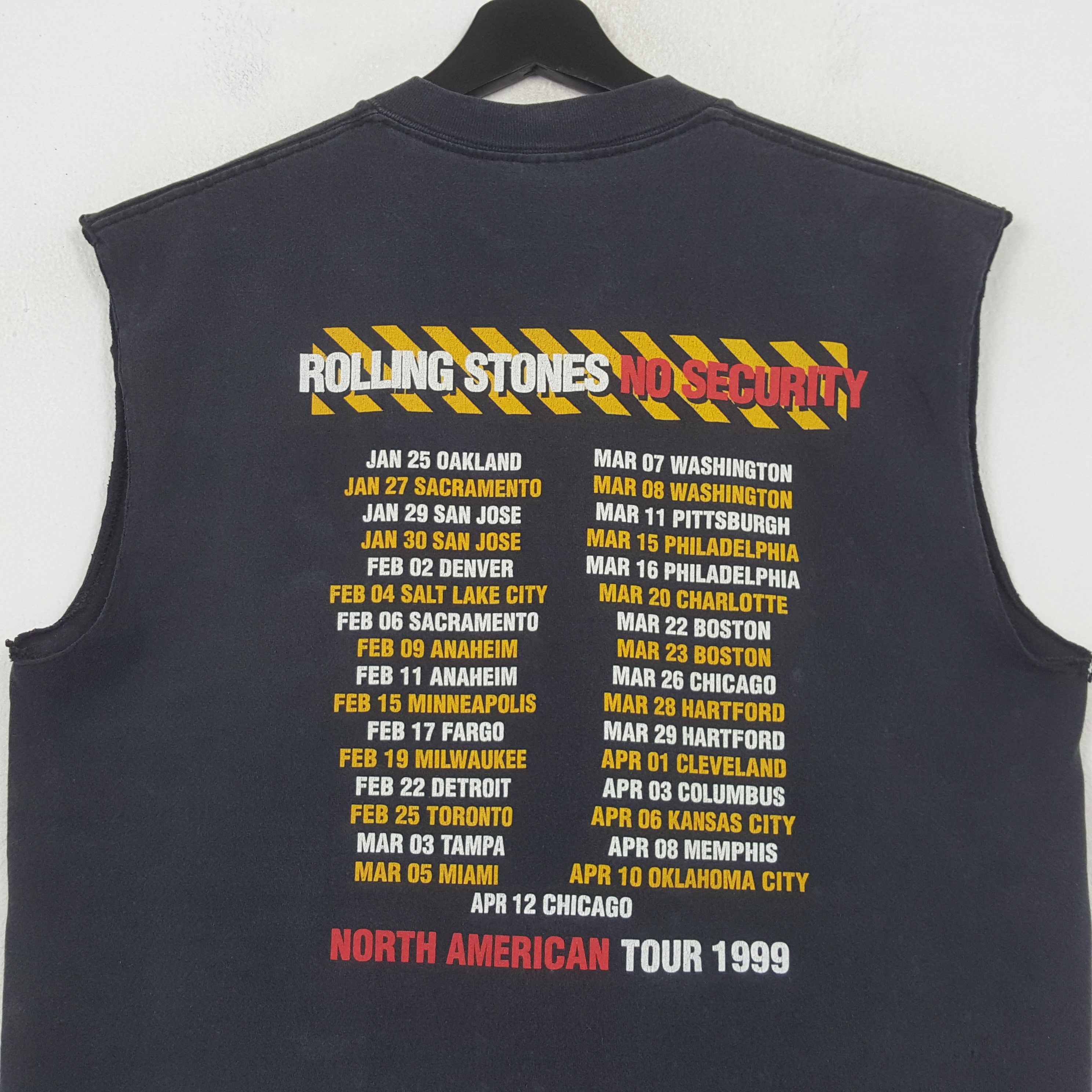 Vintage The Rolling Stones Rock Band Music Sleeveless Tshirt RR24 Size US M / EU 48-50 / 2 - 4 Thumbnail