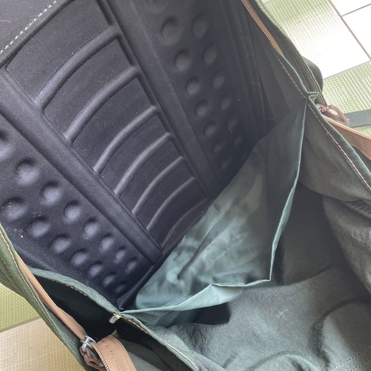 Japanese Brand ❗️ RARE GREEN ARMY HEDGREN BY XAVIER KEGELS BACKPACK Size ONE SIZE - 13 Thumbnail