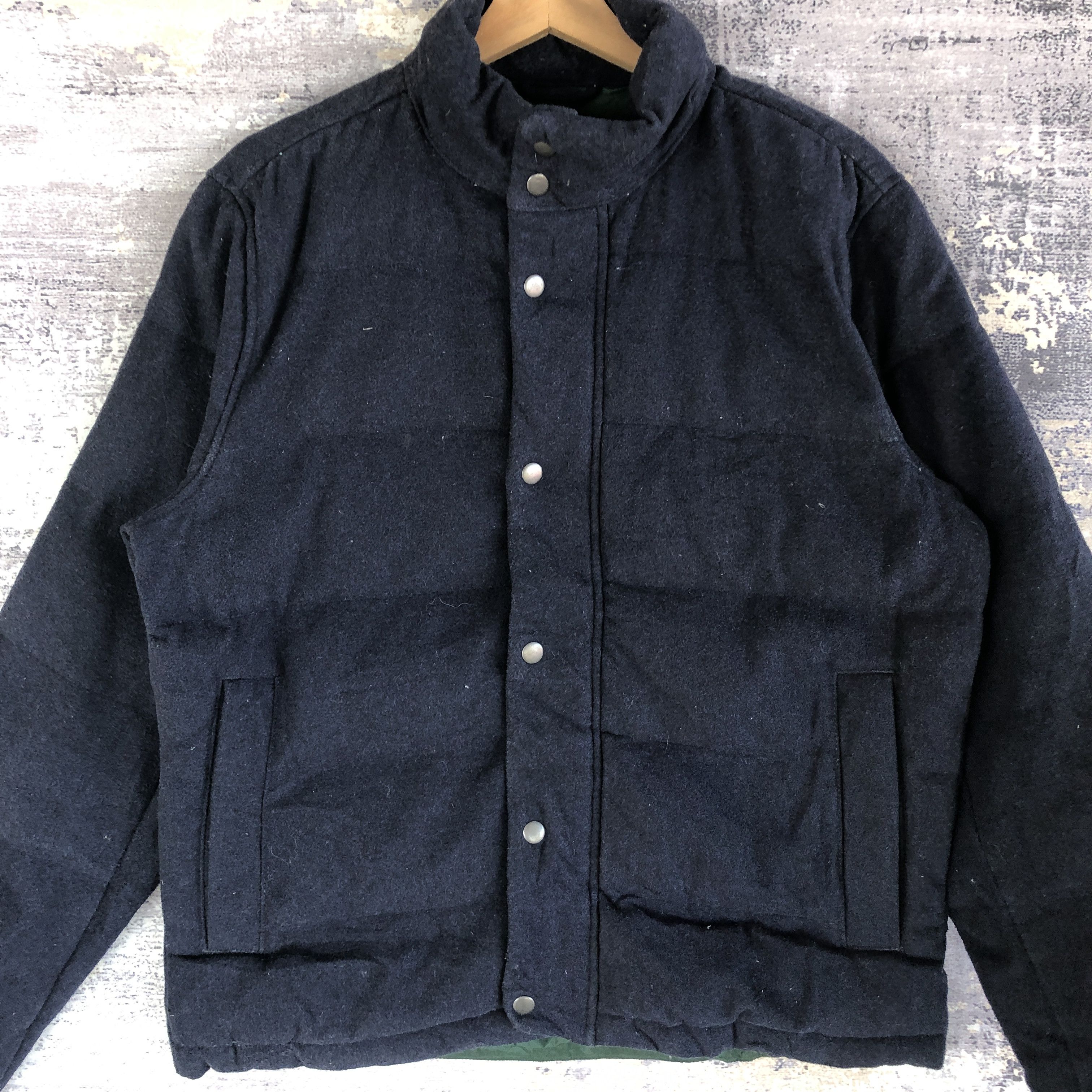 Japanese Brand × Vintage Vintage Y2K Japanese Puffer Jacket Wool Varsity Jackets Size US M / EU 48-50 / 2 - 3 Thumbnail