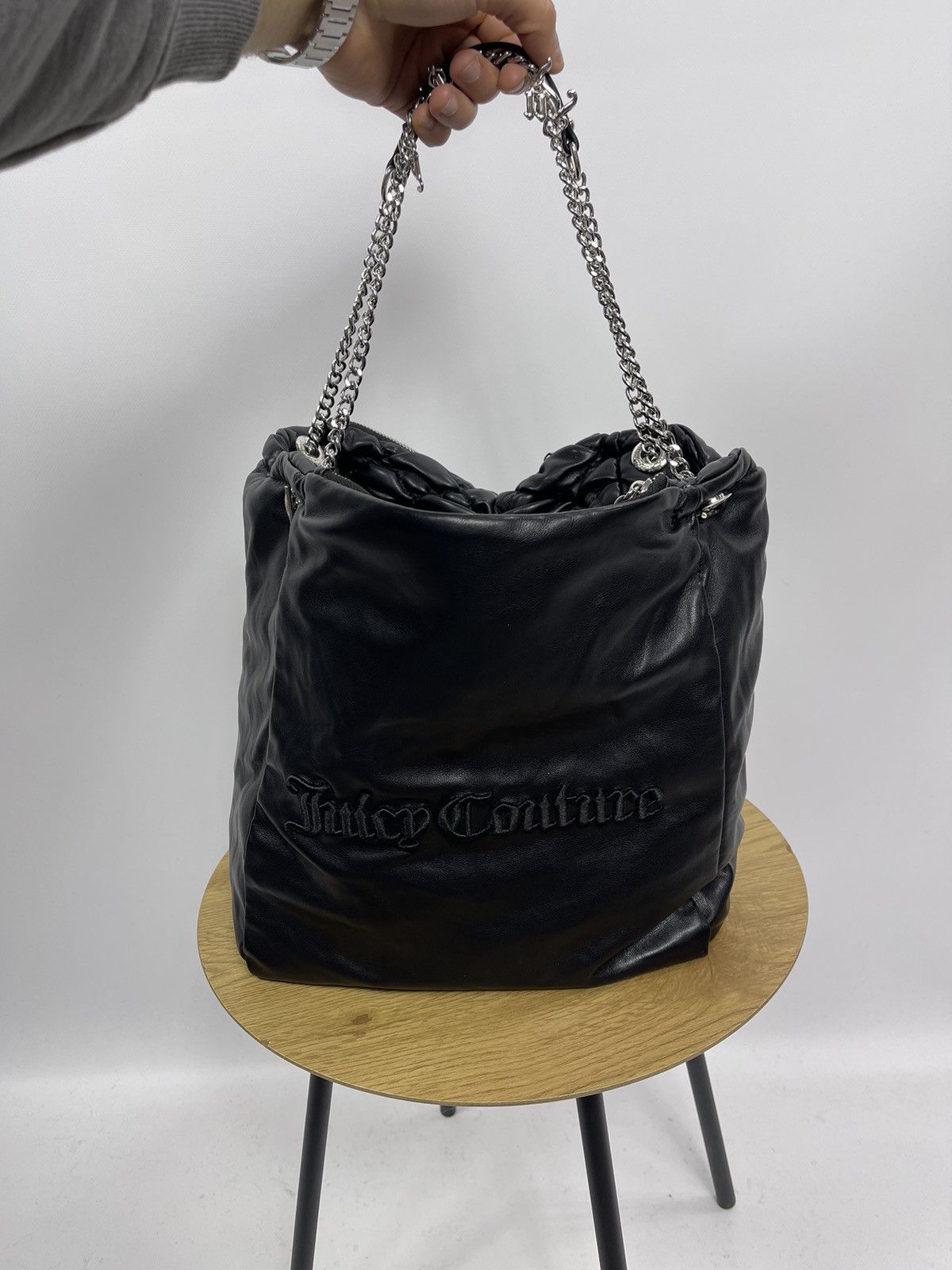 Juicy Couture Juicy Couture Isabelle Large Handbag Reversible 2 In 1 Black Size ONE SIZE - 2 Thumbnail