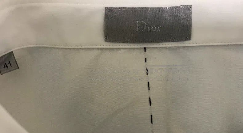 Dior Dior size 41 Black and Red Stitch Shirt Size US S / EU 44-46 / 1 - 3 Thumbnail