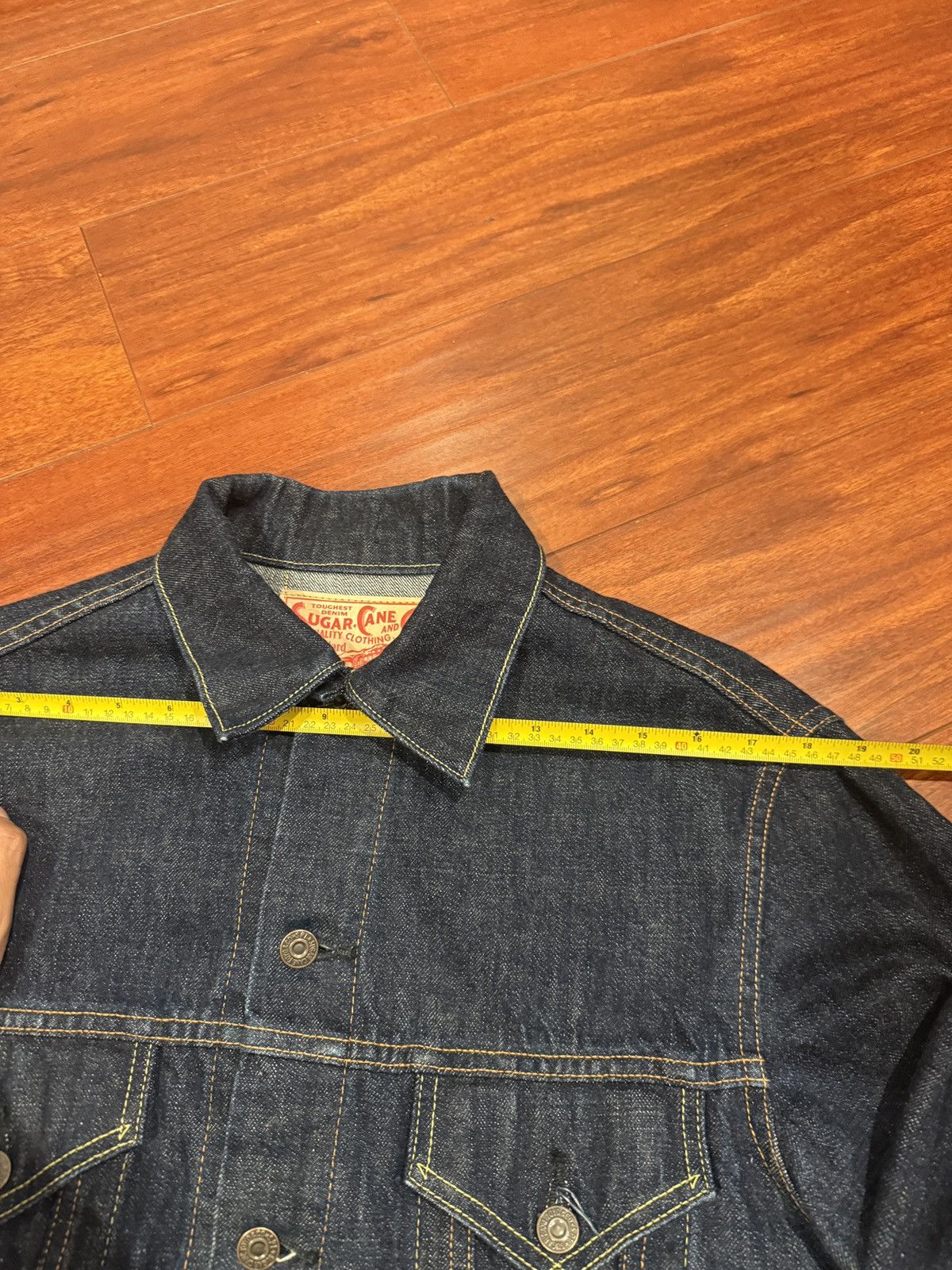 Sugar Cane Sugar Cane Type 3 Denim Jacket Sz 40 Size US XXS / EU 40 - 6 Thumbnail
