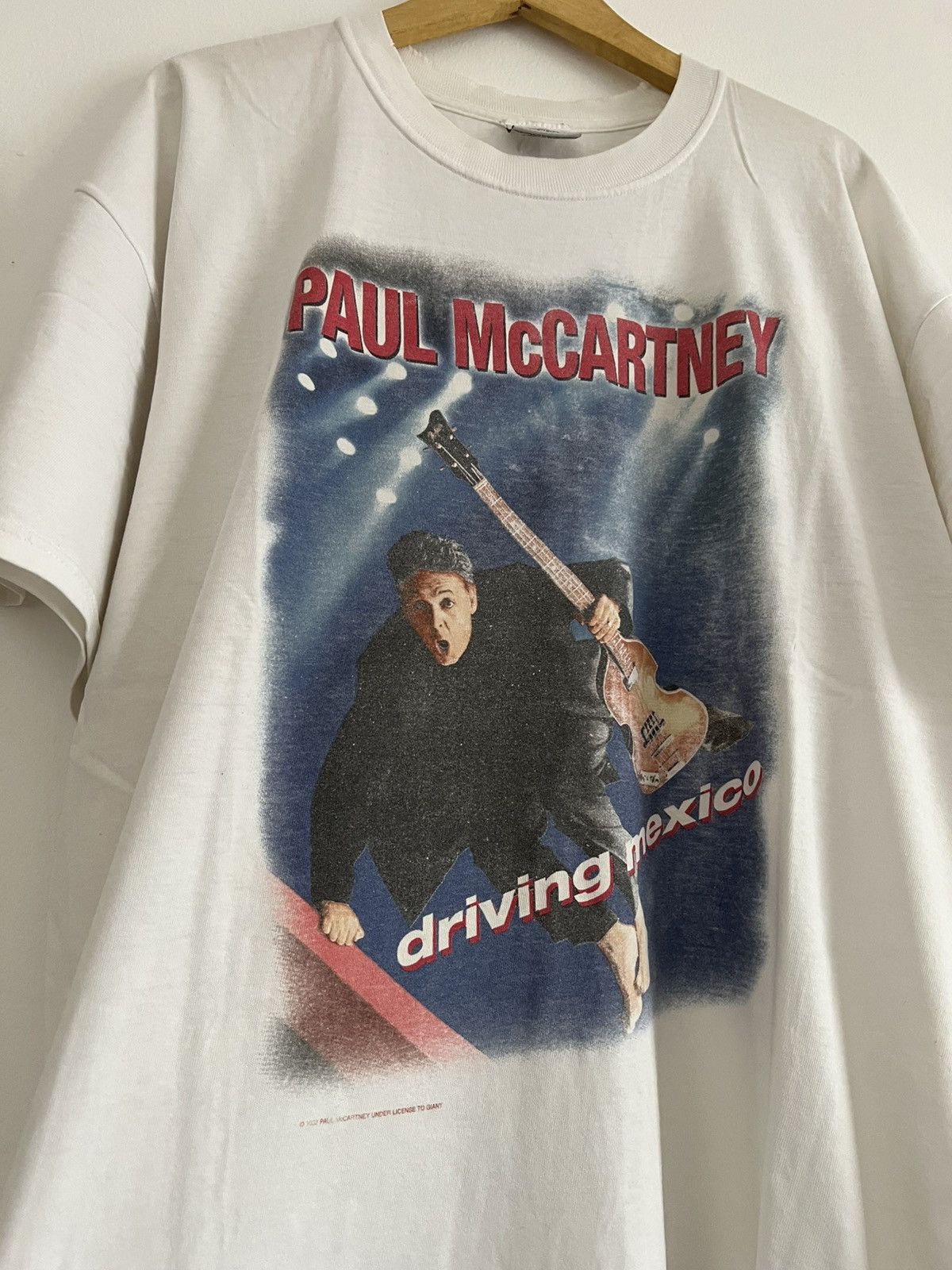Band Tees × Stella McCartney × Vintage 00s Paul McCartney Driving Mexico Tour Tees Size US L / EU 52-54 / 3 - 2 Thumbnail