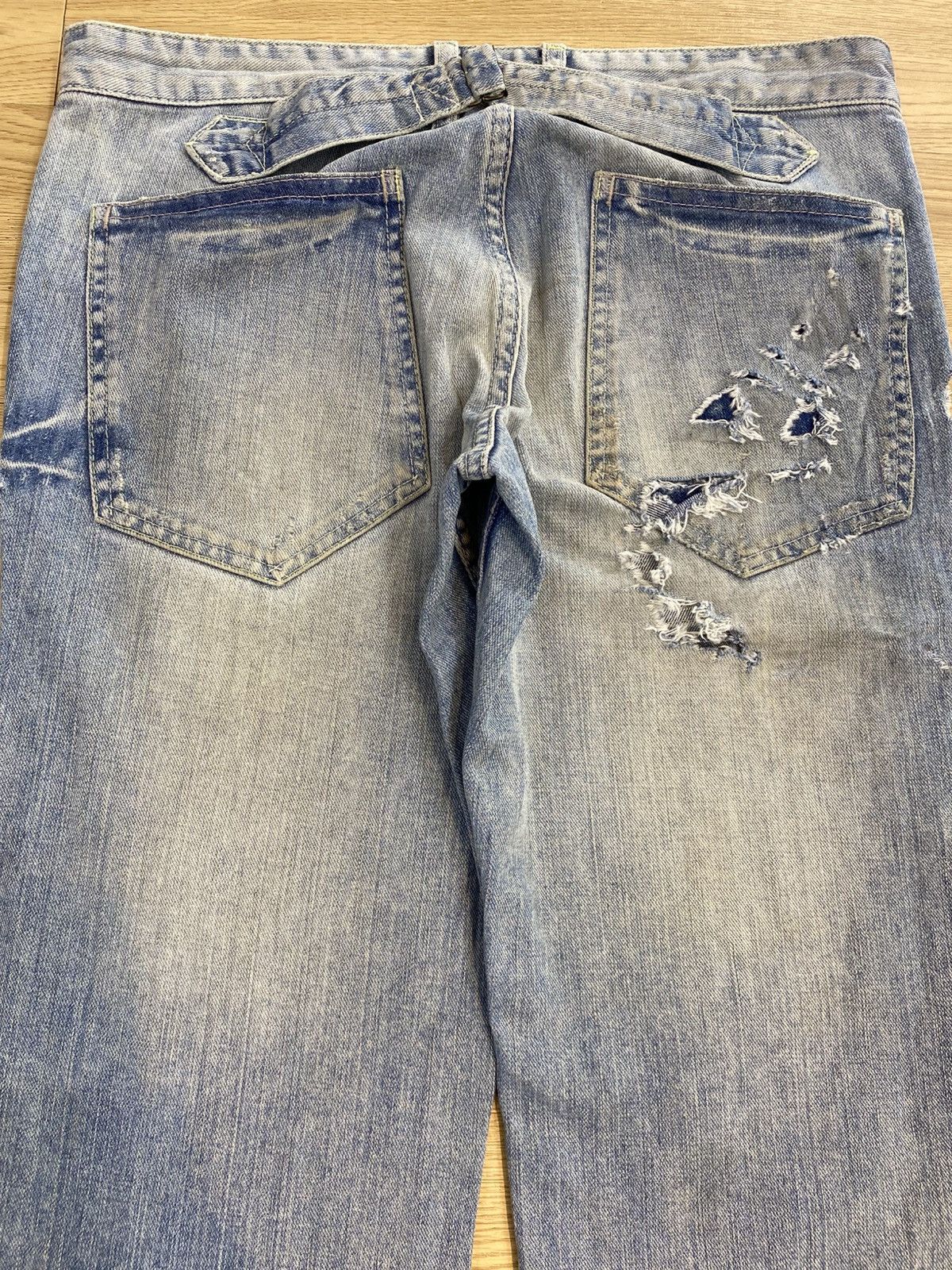 Ralph Lauren Ralph Lauren Bush Pants Distress Denim Size US 31 - 4 Thumbnail