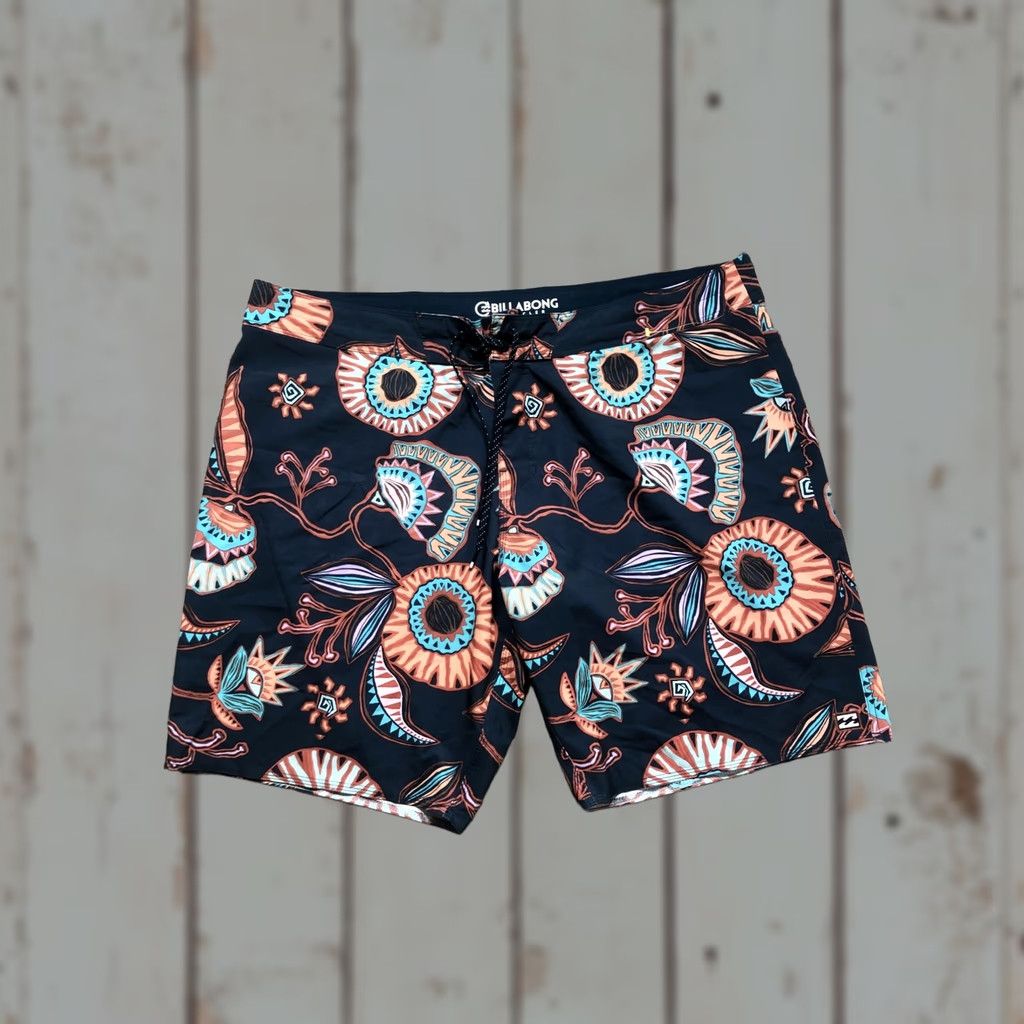 Billabong Billabong Board Shorts Mens 40 Multicolor Sundays Airlite Floral Quick Dry Swim Trunks Beach Surfing Tropical Pattern Mens Size US 40 / EU 56 - 1 Thumbnail