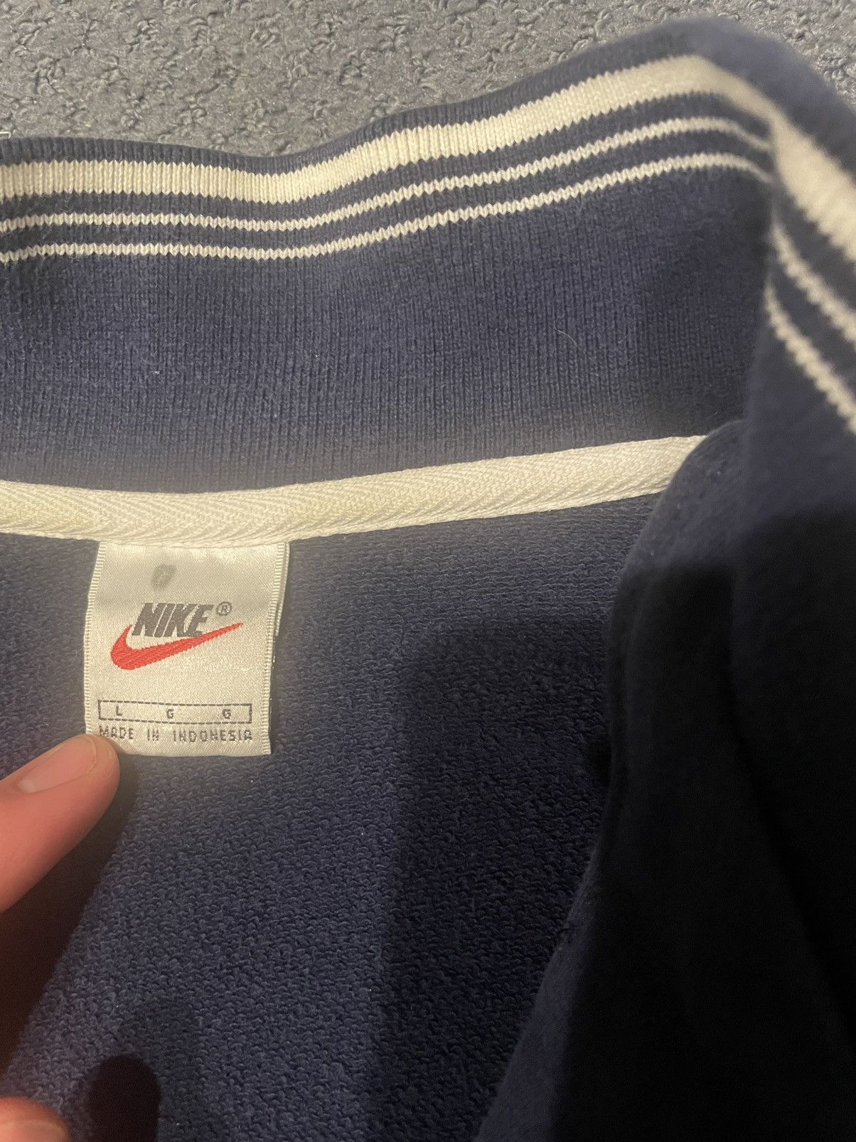 Nike × Vintage Rare vintage 90s Nike sb court challenge striped zip up Size US XL / EU 56 / 4 - 5 Thumbnail