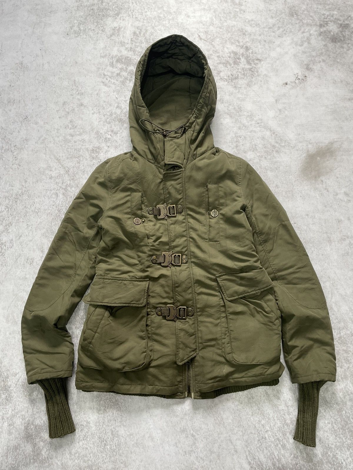 ジャケット・アウター 00s g.o.a bono military coat khaki free goa - 00s archive goa bono jacket vintage y2kの通販 by n 即